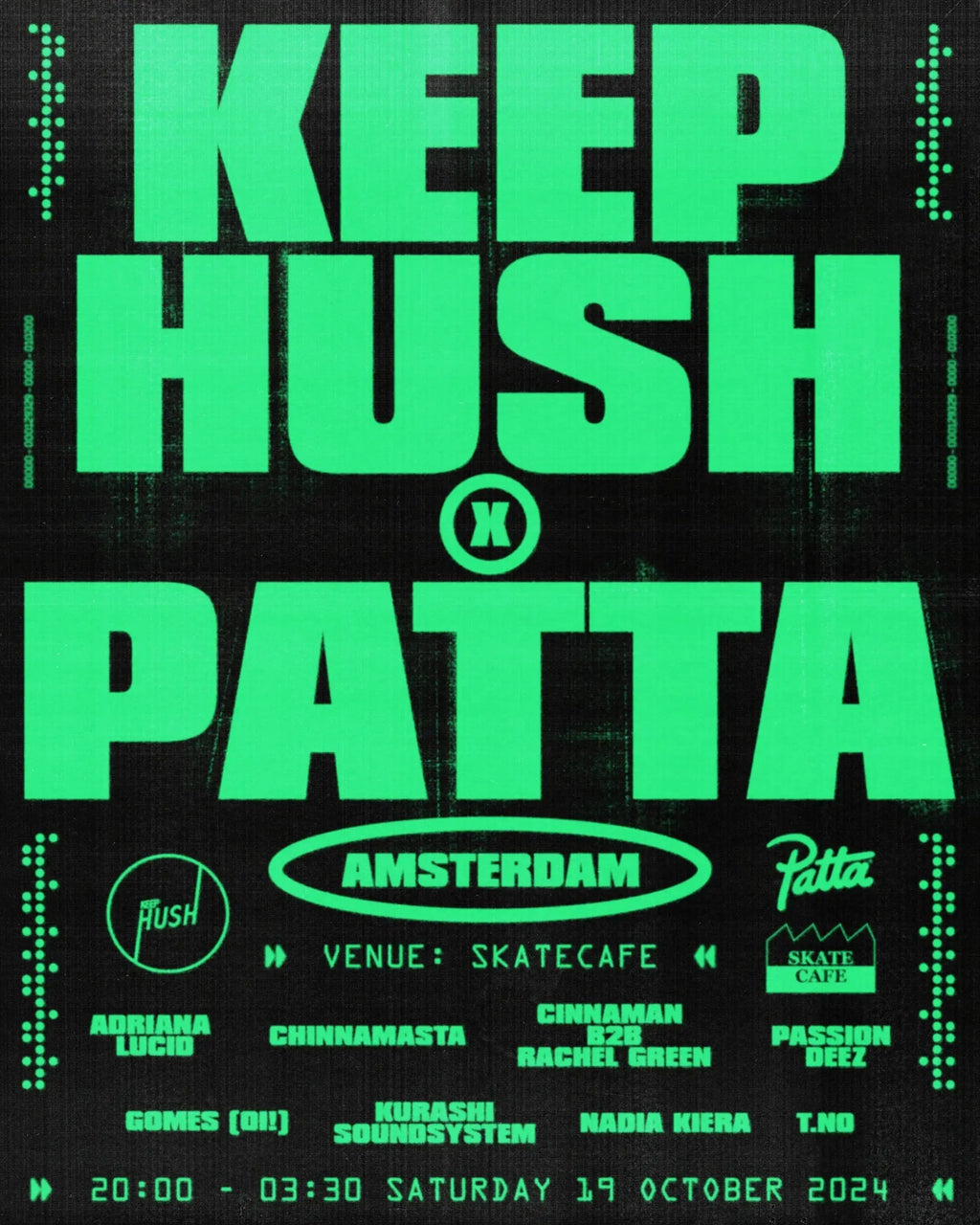 Keep Hush X Patta - Patta