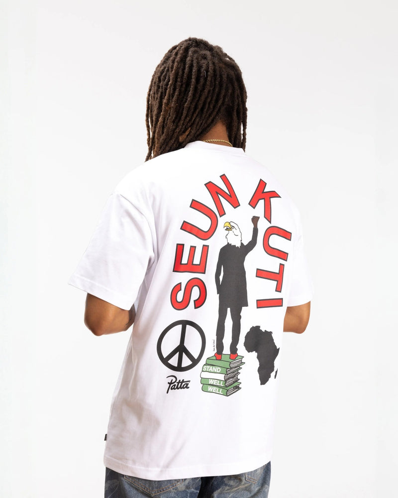 Patta Soundsystem x Seun Kuti T-Shirt (White) - Patta
