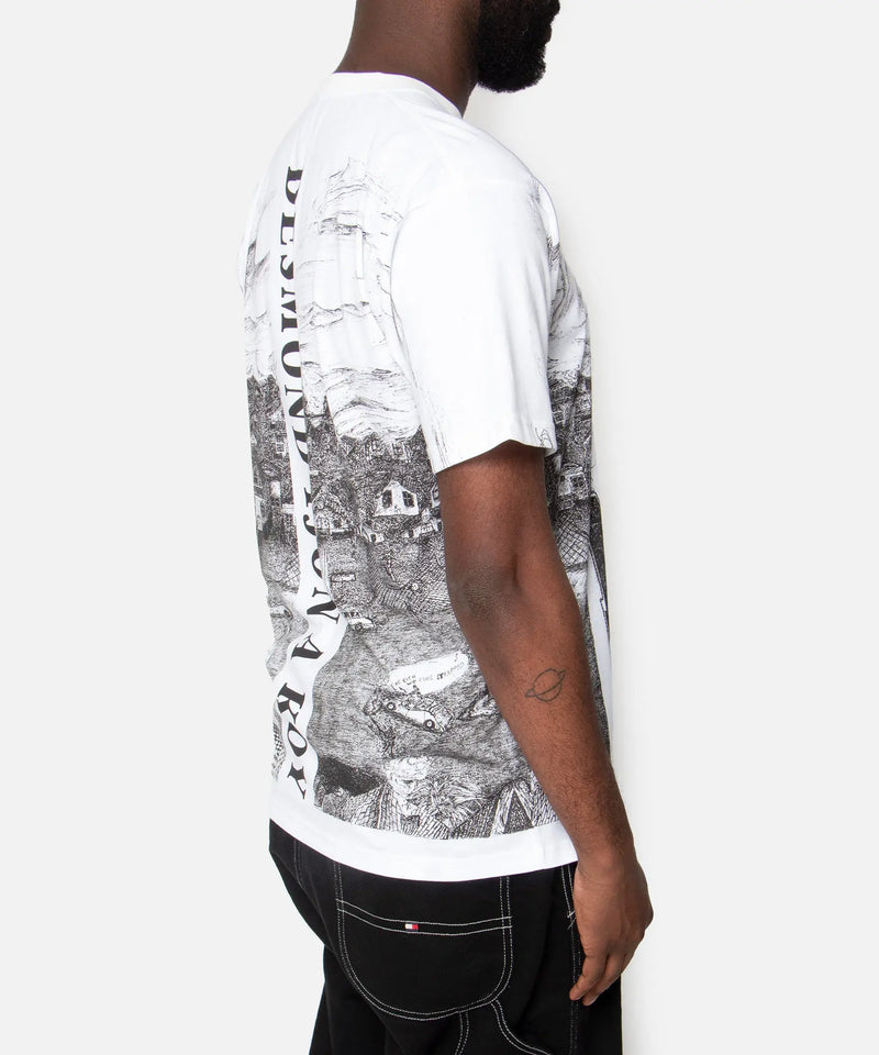 Patta x Outsiders Gallery Livin In The Fast Lane T-Shirt (White) Patta