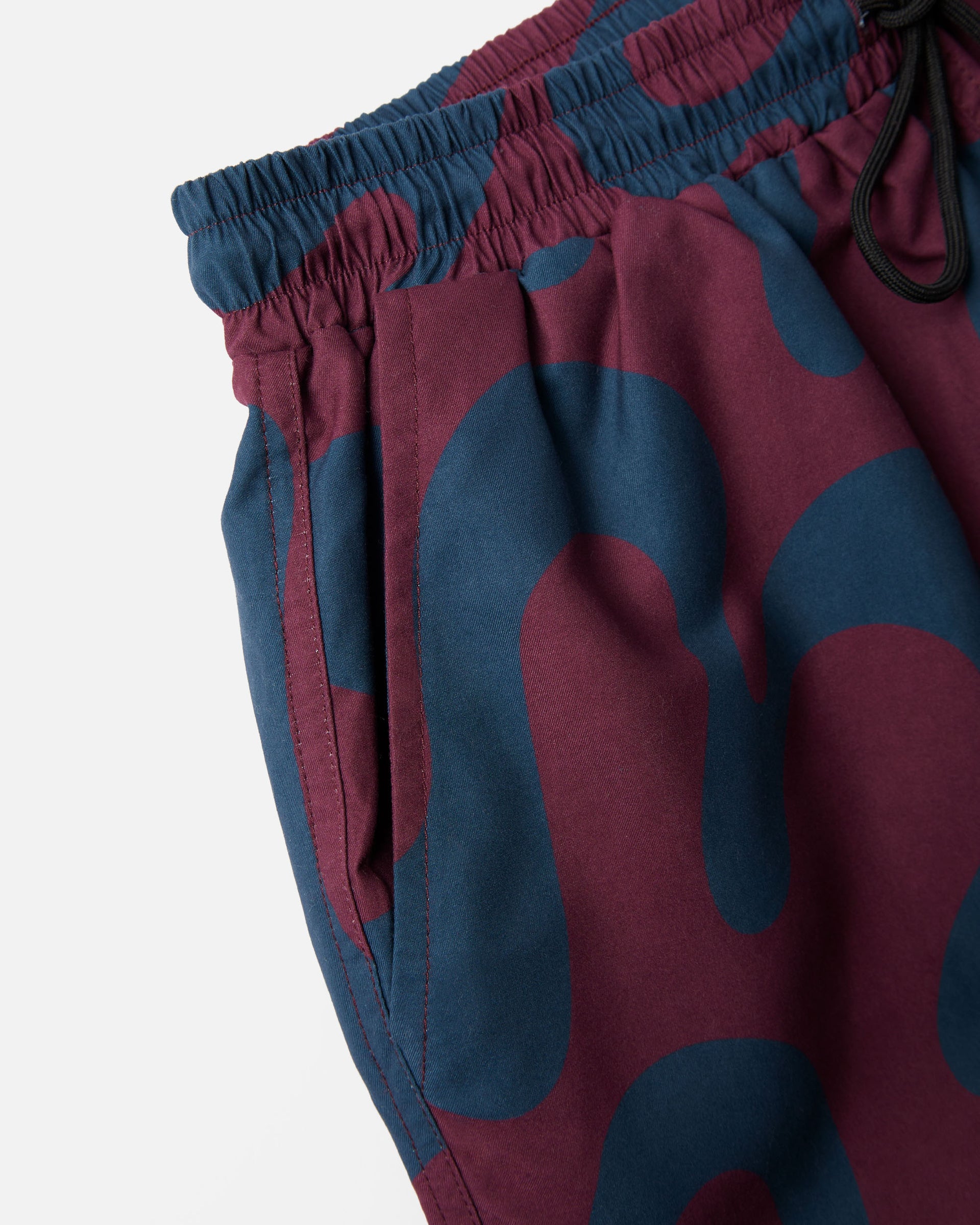 ByParra Splashed Swim Shorts (Burgundy)