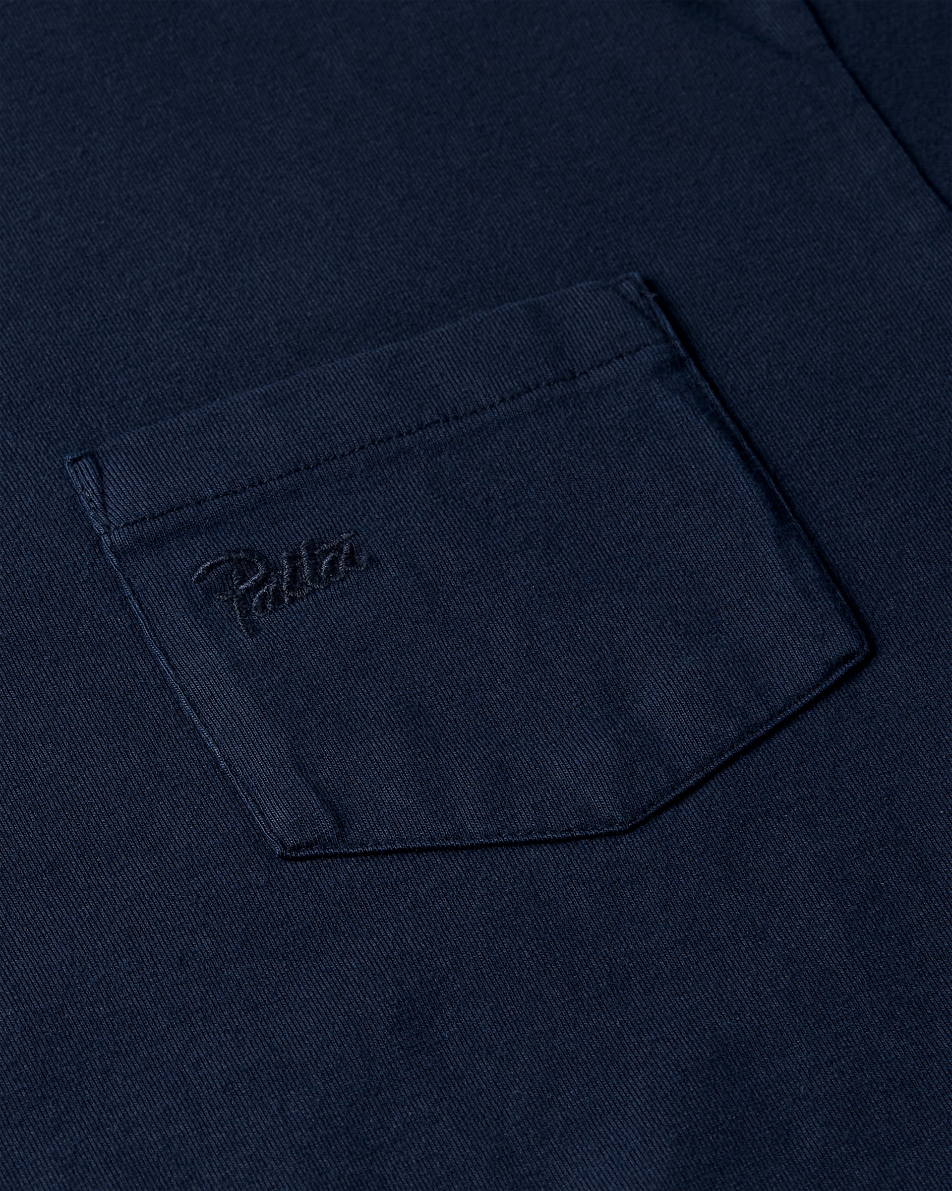 Patta Basic Washed Pocket T-Shirt (Black Iris)