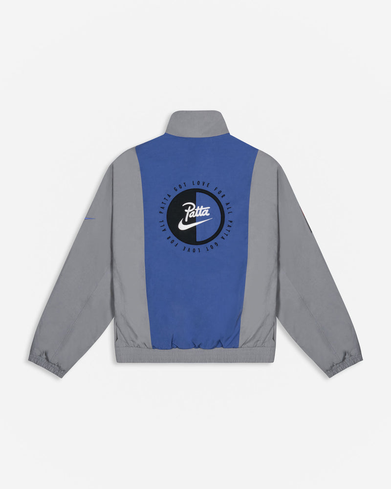 Patta x Nike NRG Track Jacket (Patricle Grey/Sapphire)