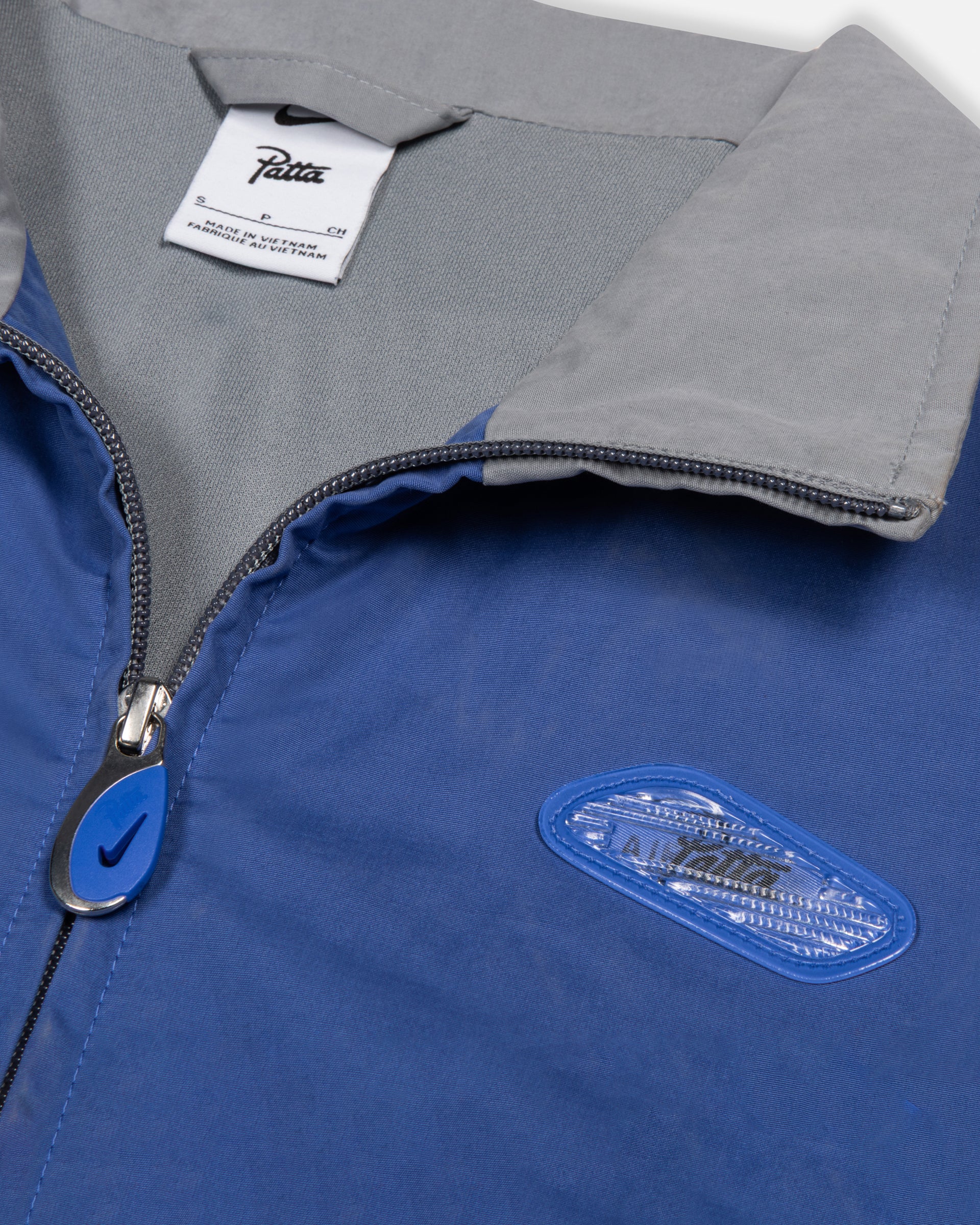 Patta x Nike NRG Track Jacket (Patricle Grey/Sapphire)