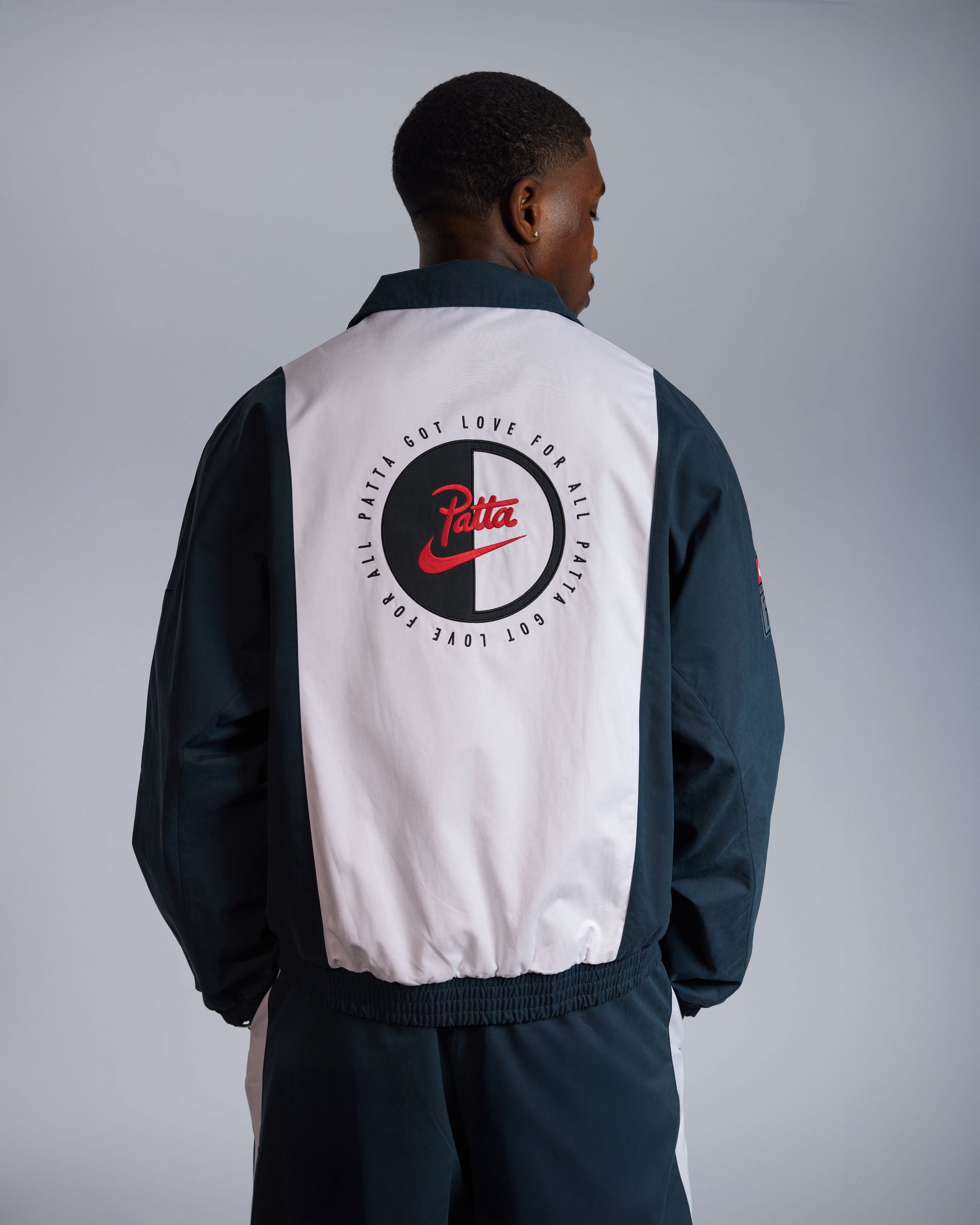 Patta x Nike NRG Track Jacket (Deep Ocean/White)