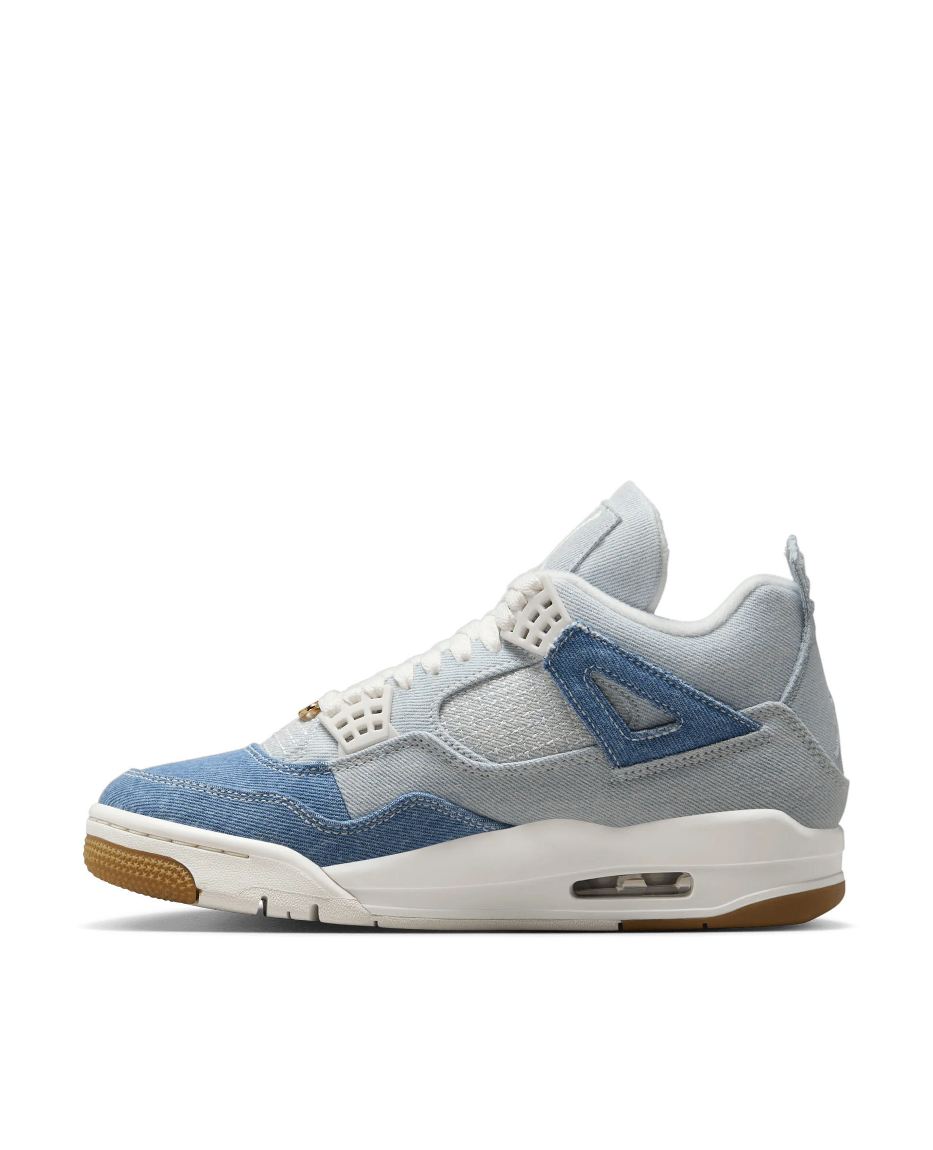 Nike WMNS Air Jordan 4 Retro Tex (Sail/Sail-Gum Light Brown-Worn Blue) Jordan