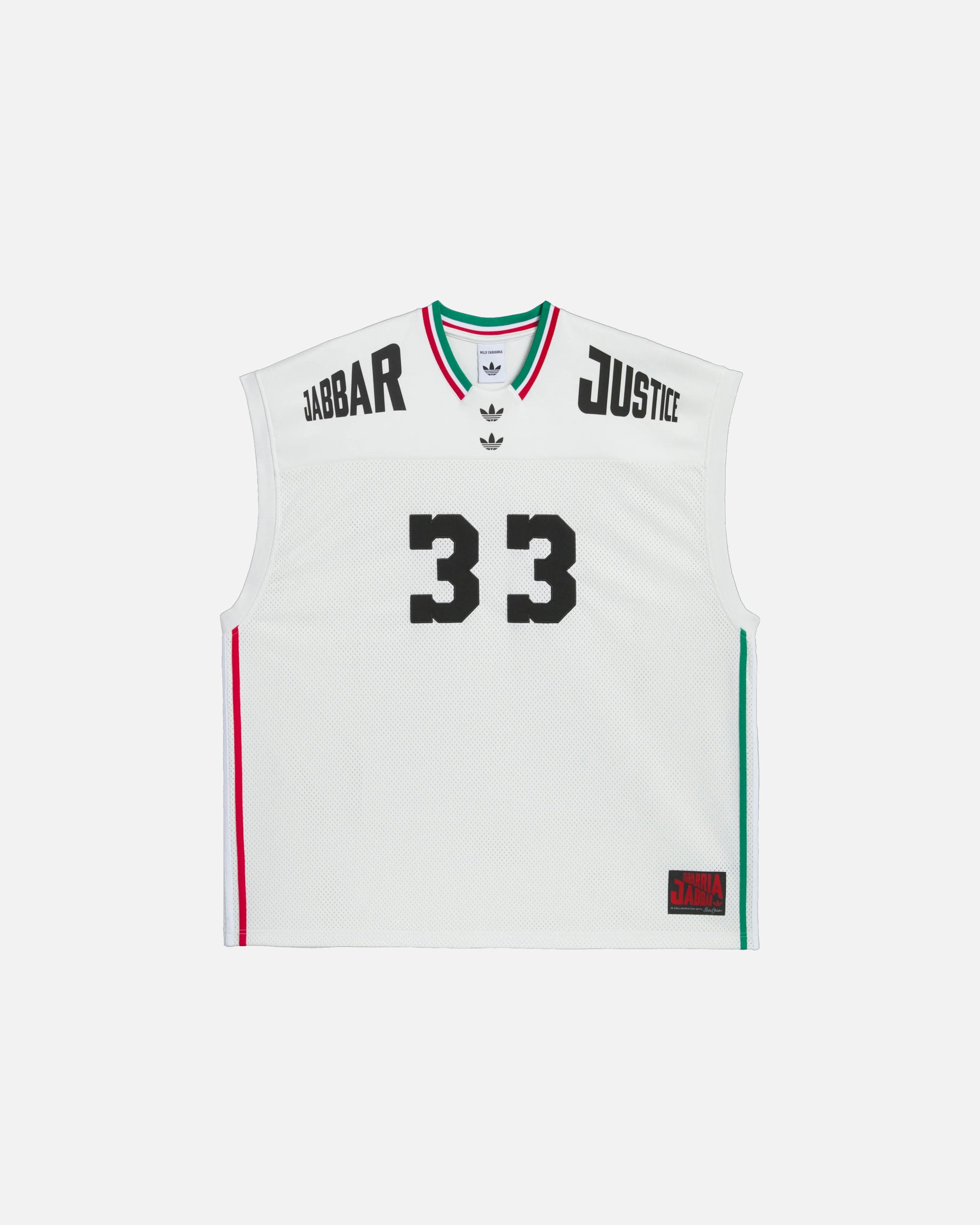adidas Chavarria Basketball Jersey (Off White/Black)
