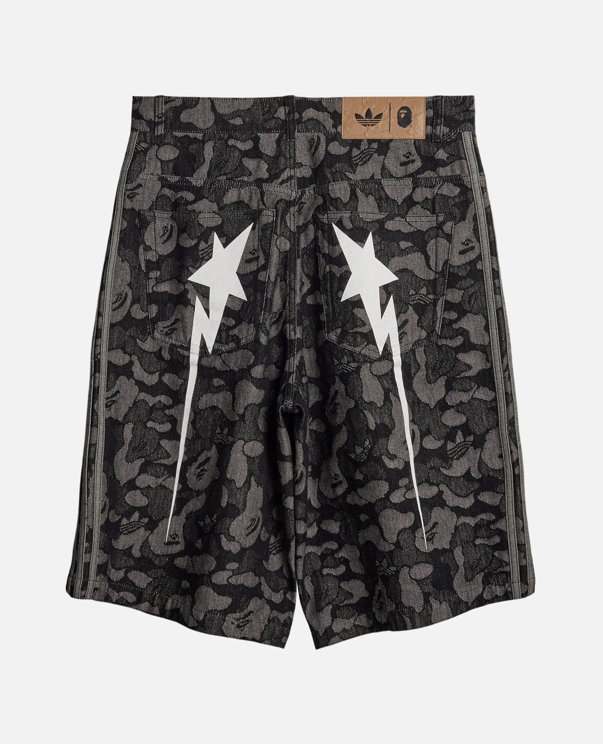Adidas x Bape Shark Denim Jorts Adiddas
