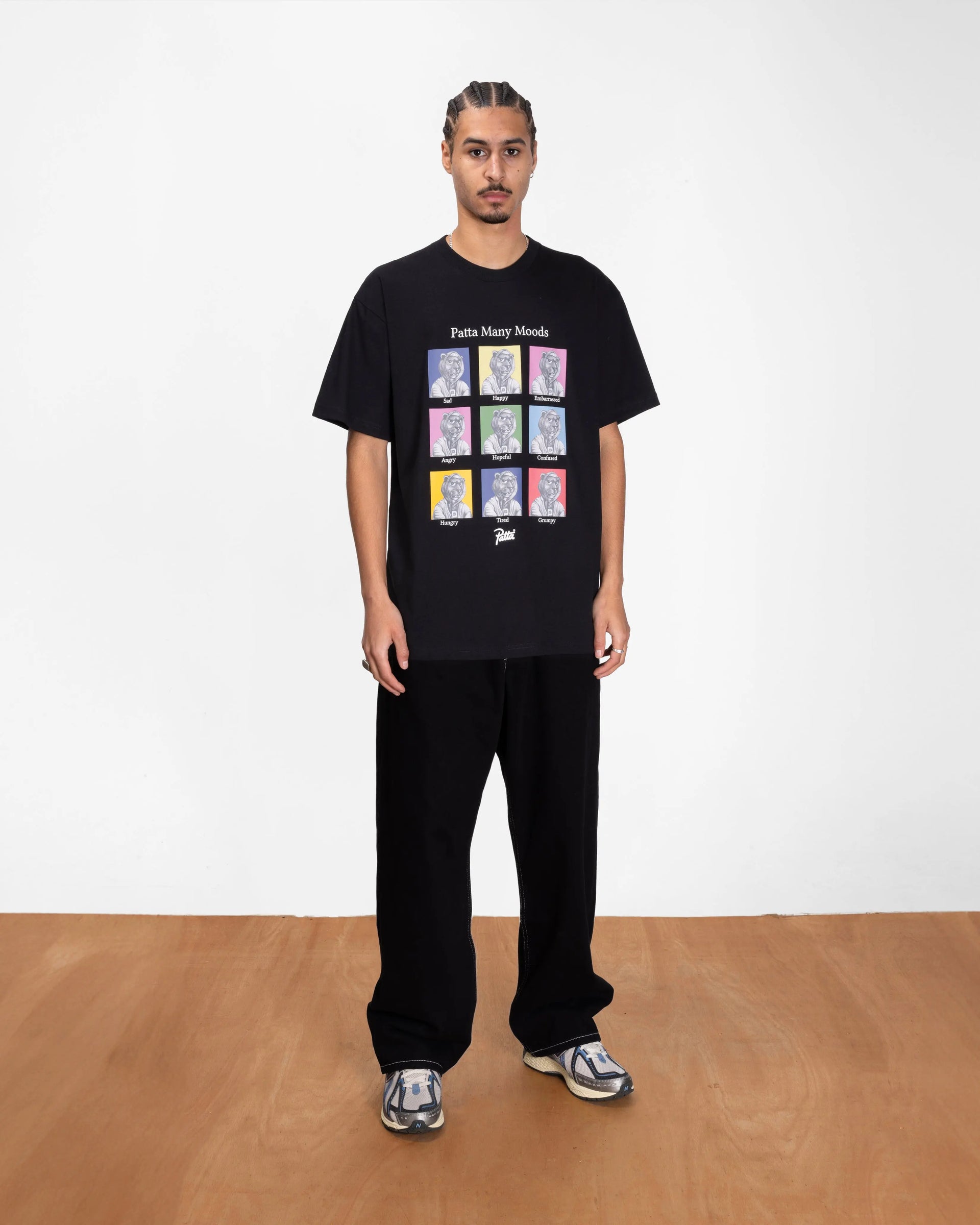 Patta Many Moods T-Shirt (Black) Patta