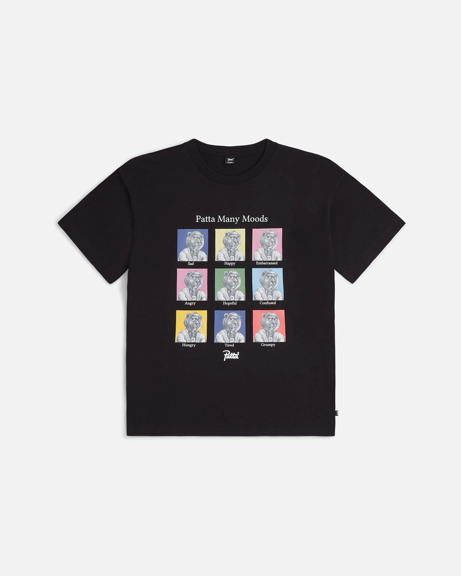 Patta Many Moods T-Shirt (Black) Patta
