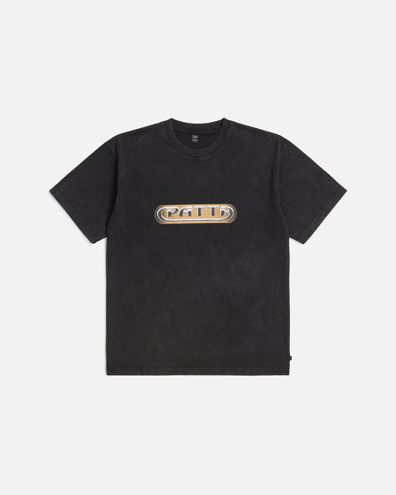 Patta Gilded Acid Washed T-Shirt (Black)