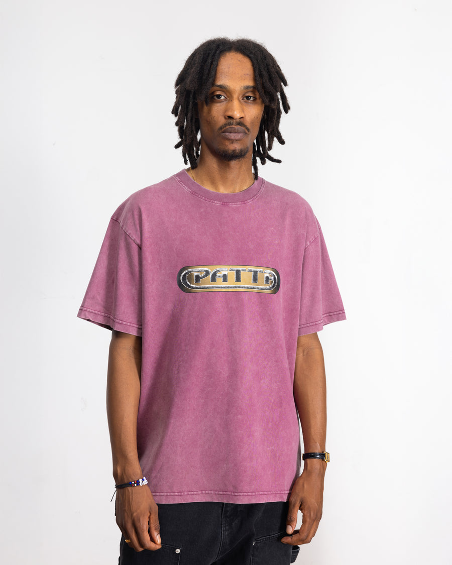 Patta Gilded Acid Washed T-Shirt (Boysenberry)