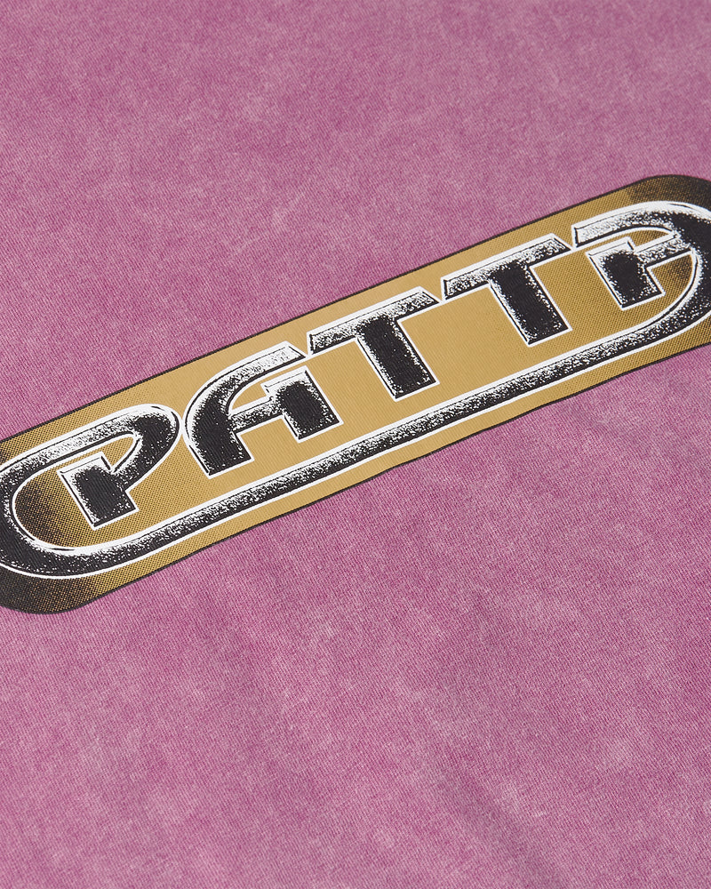 Patta Gilded Acid Washed T-Shirt (Boysenberry)