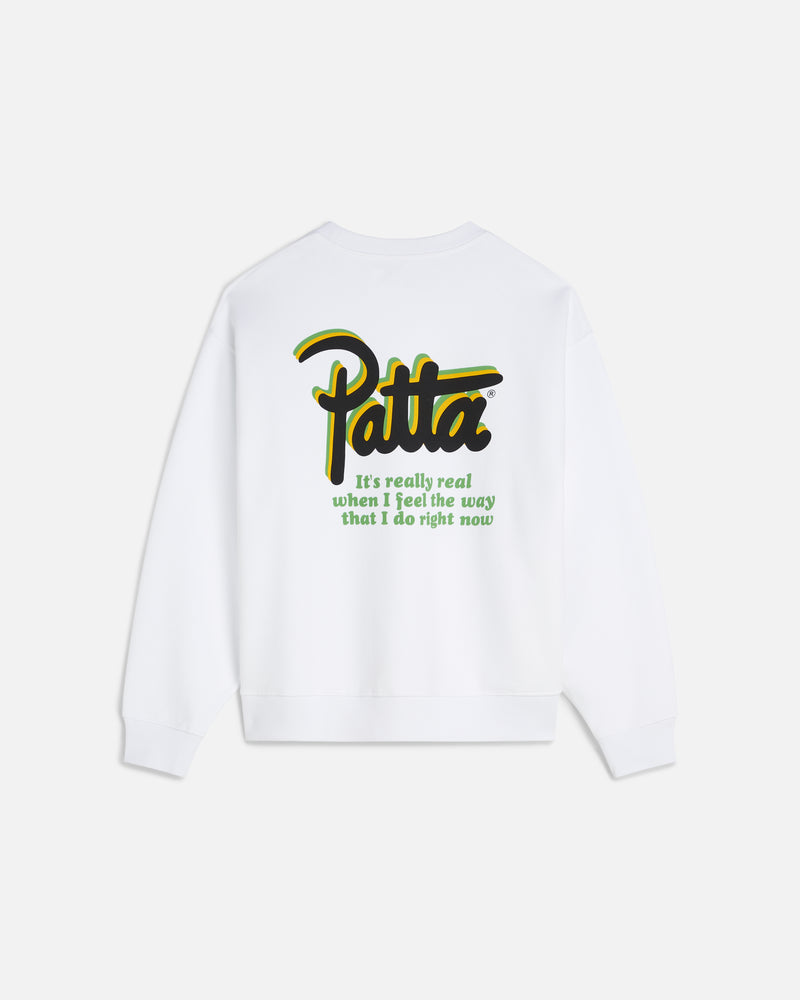 Patta Block Party Crewneck Sweater (Light Grey Melange)