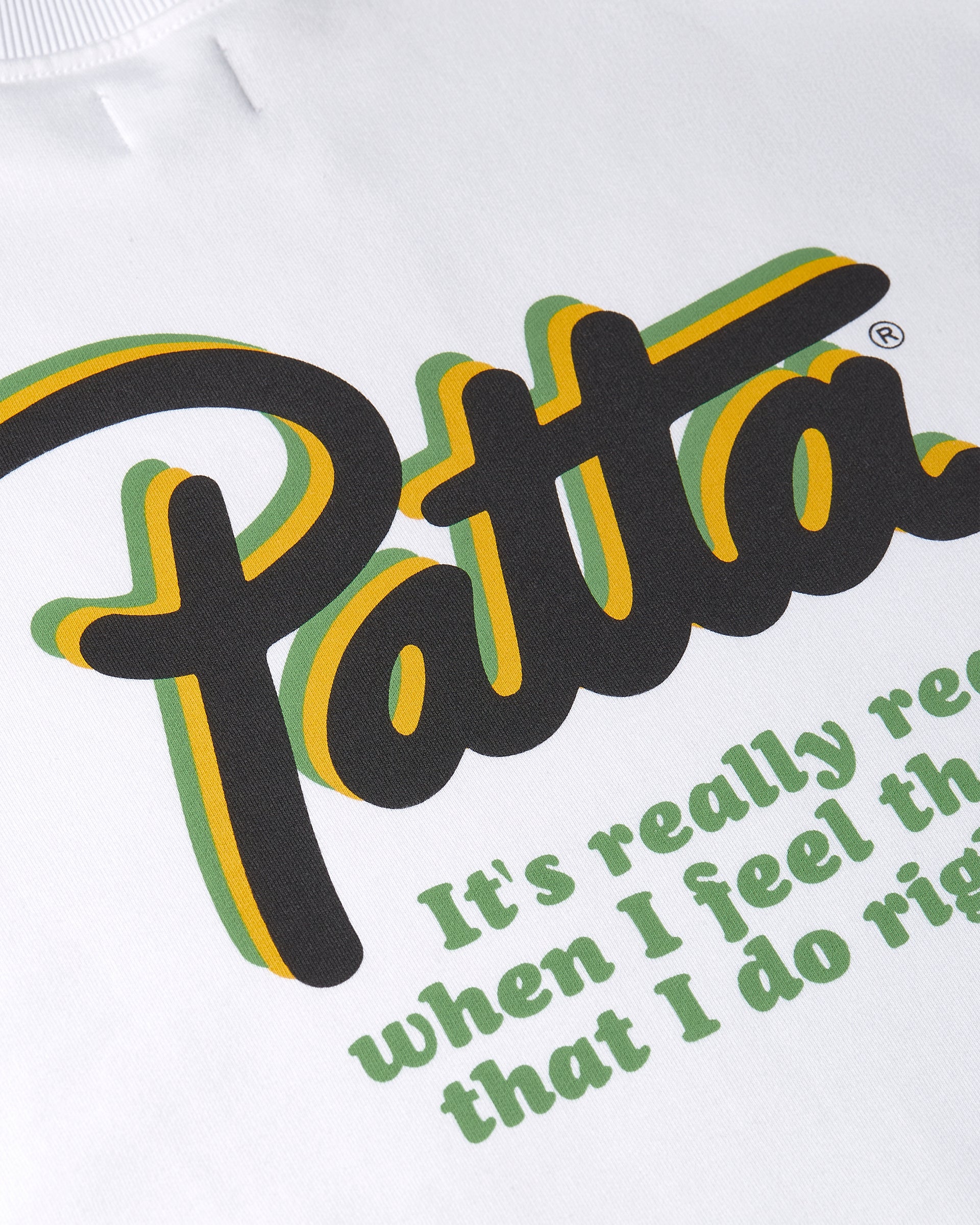Patta Block Party Crewneck Sweater (Light Grey Melange)