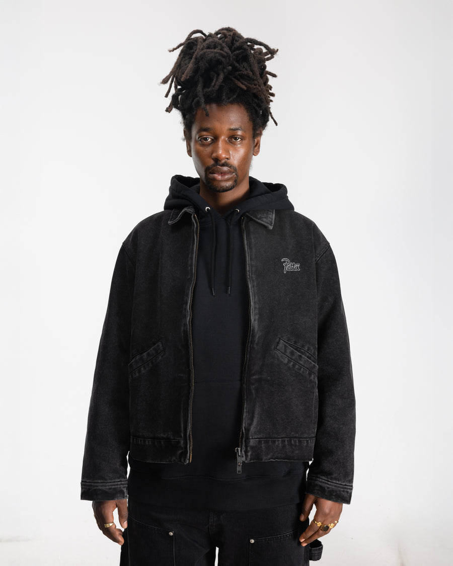 Patta Washed Canvas Jacket (Black)