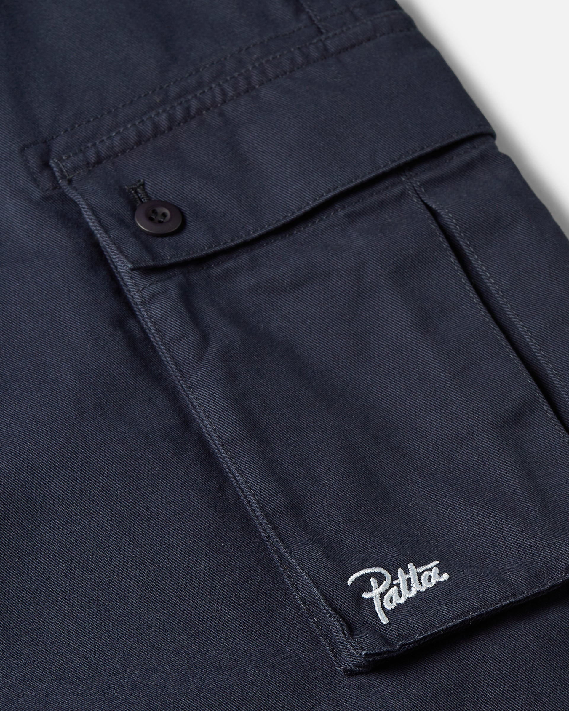 Patta Straight Cargo Pants (Parisian Night )