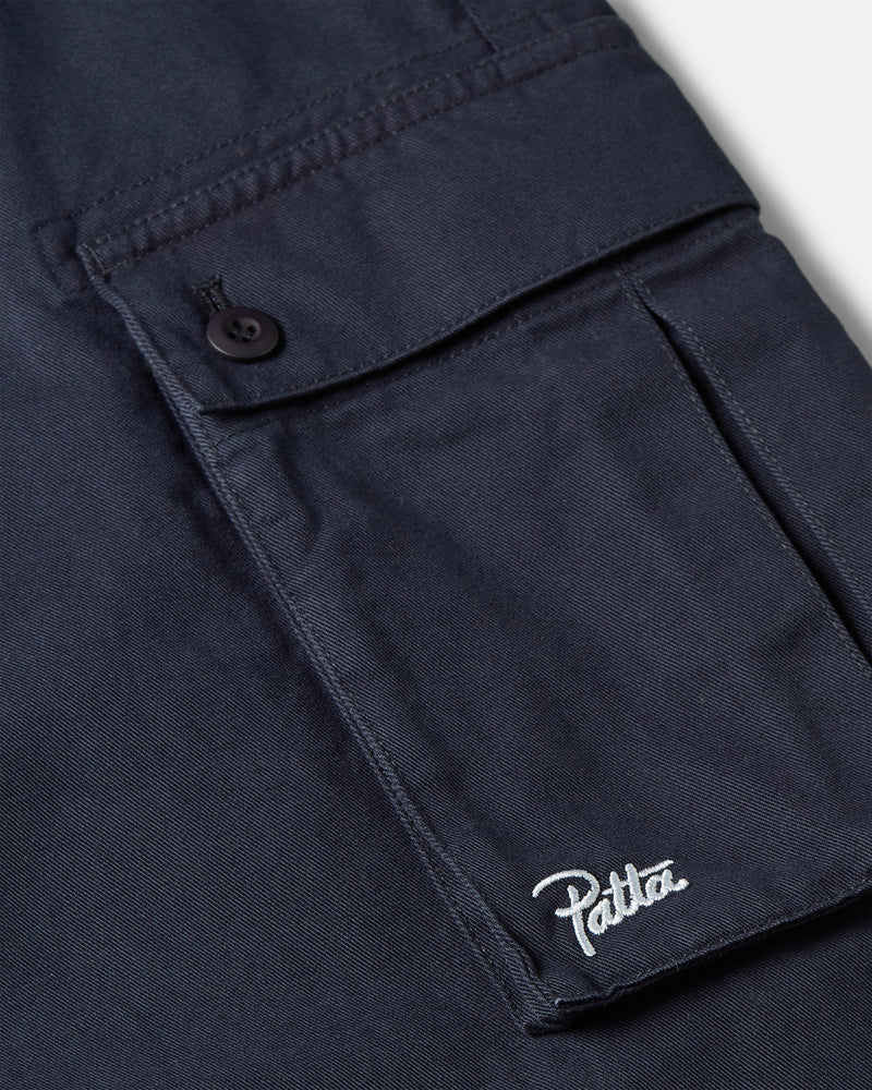 Patta Straight Cargo Pants (Parisian Night )