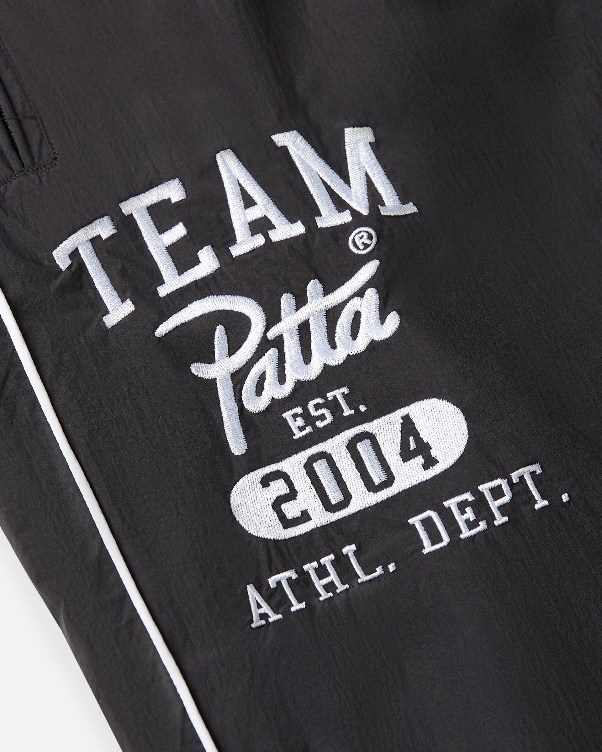 Patta Athletic Nylon Track Pants (Black)