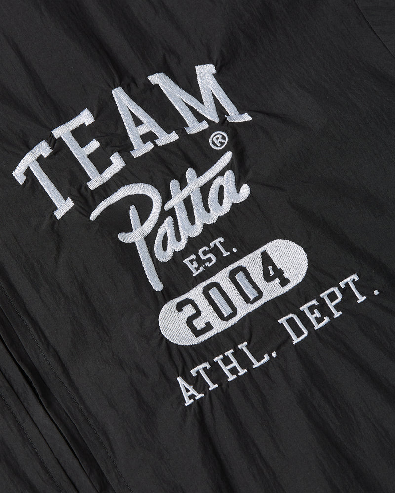 Patta Athletic Nylon Track Jacket (Black)