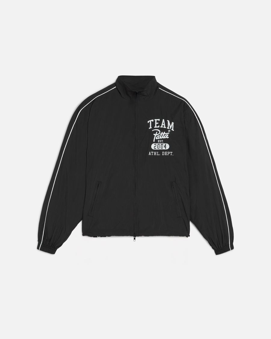 Patta Athletic Nylon Track Jacket (Black)