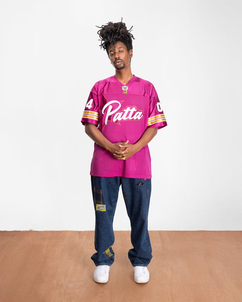 Patta All Star Football Jersey (Fuchsia Red)