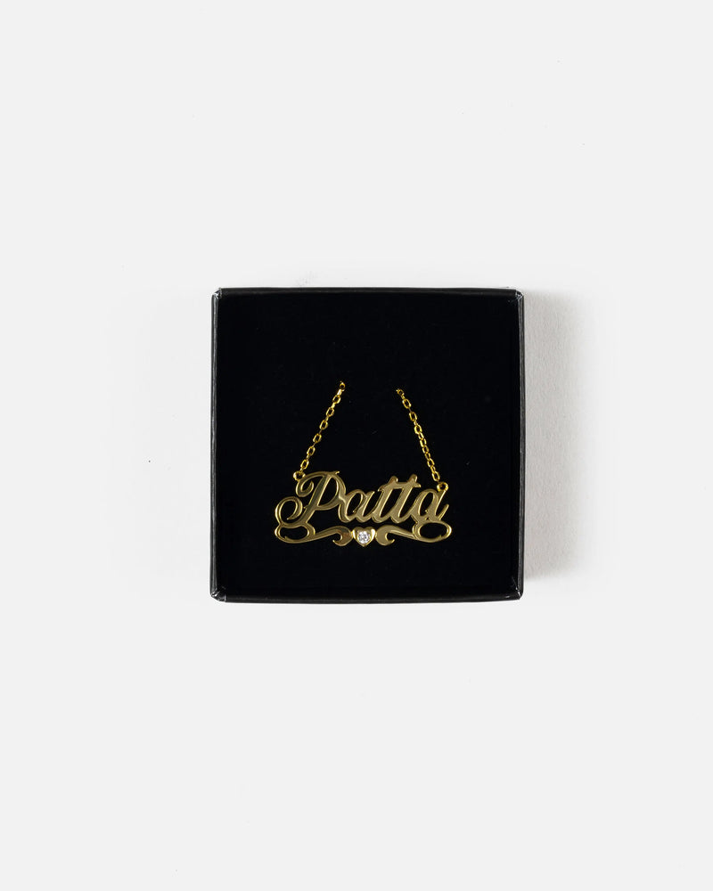 Patta Name Chain (Gold Plated) Patta