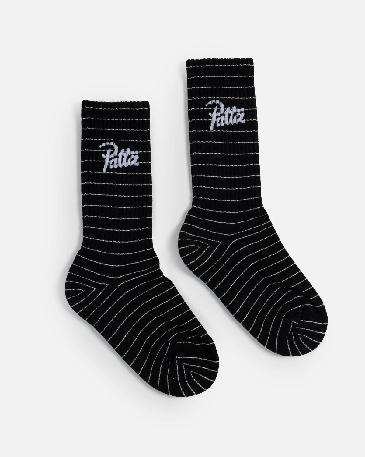Patta Striped Socks (Black Iris) Patta