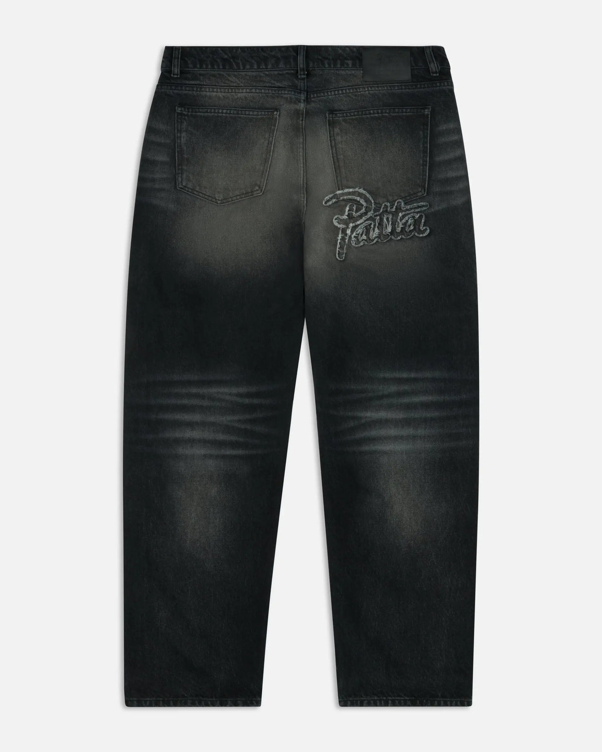 Patta Dark Dirty Whiskers Baggy Denim Pants (Black) Patta