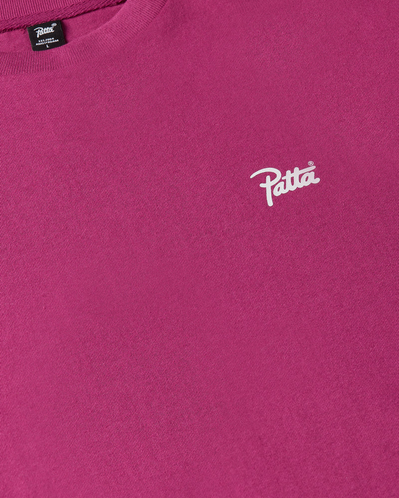 Patta Script Logo T-Shirt (Boysenberry)
