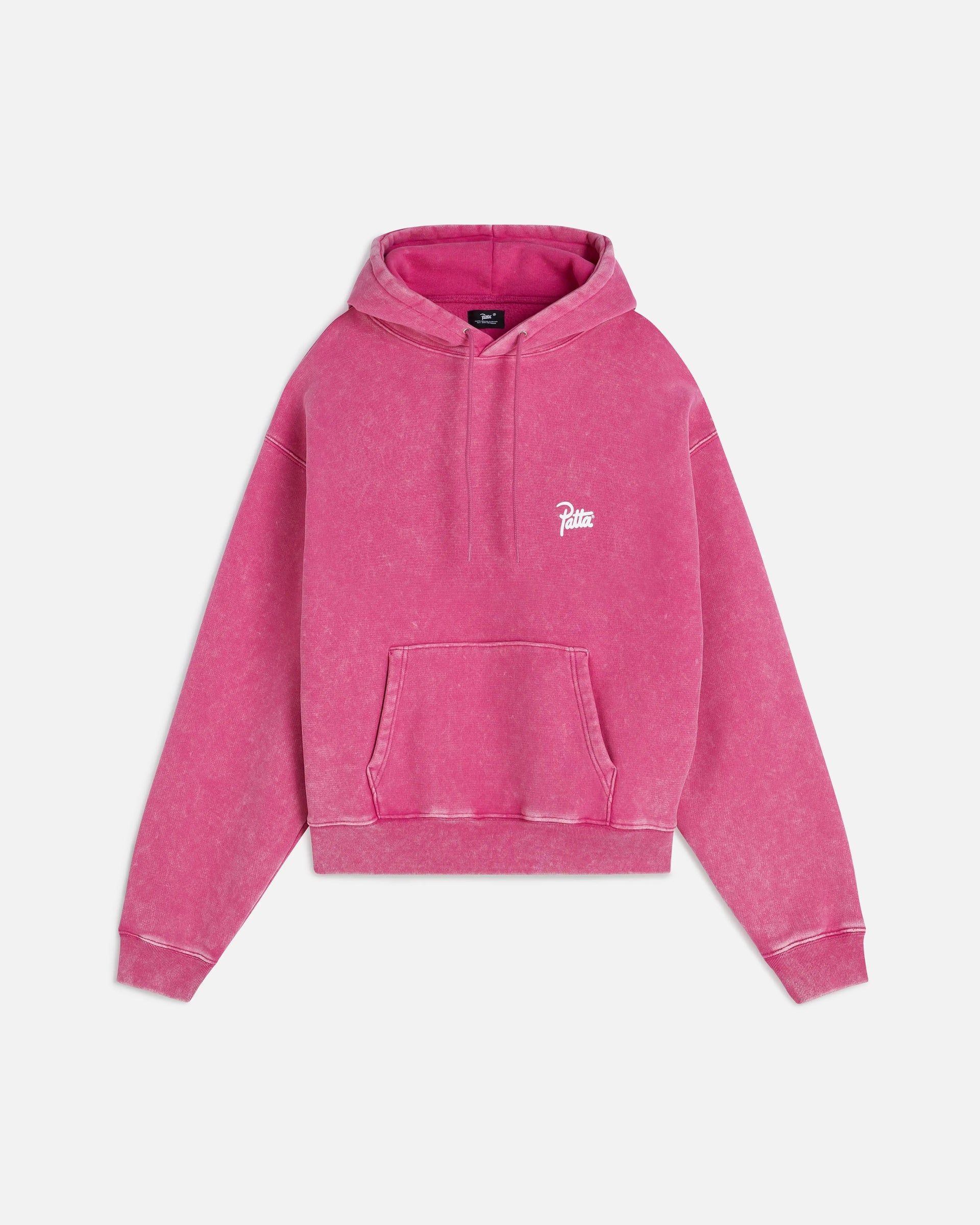 Patta Classic Washed Hooded Sweater (Fuchsia Red) Patta