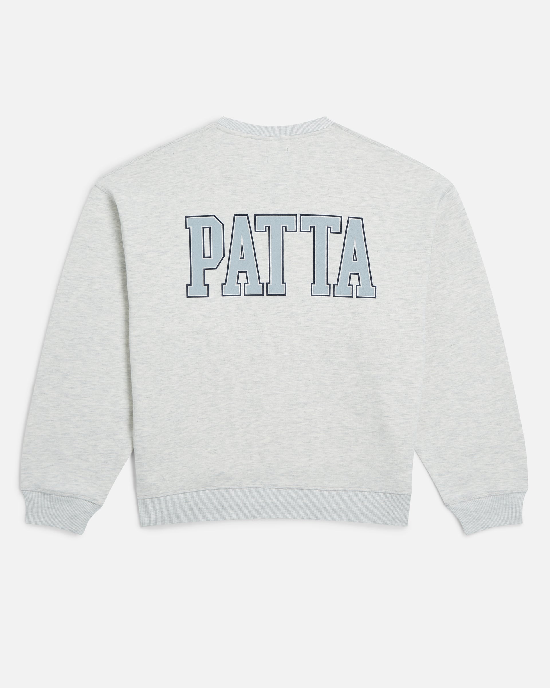 Patta Marina Crewneck Sweater (Light Grey Melange)