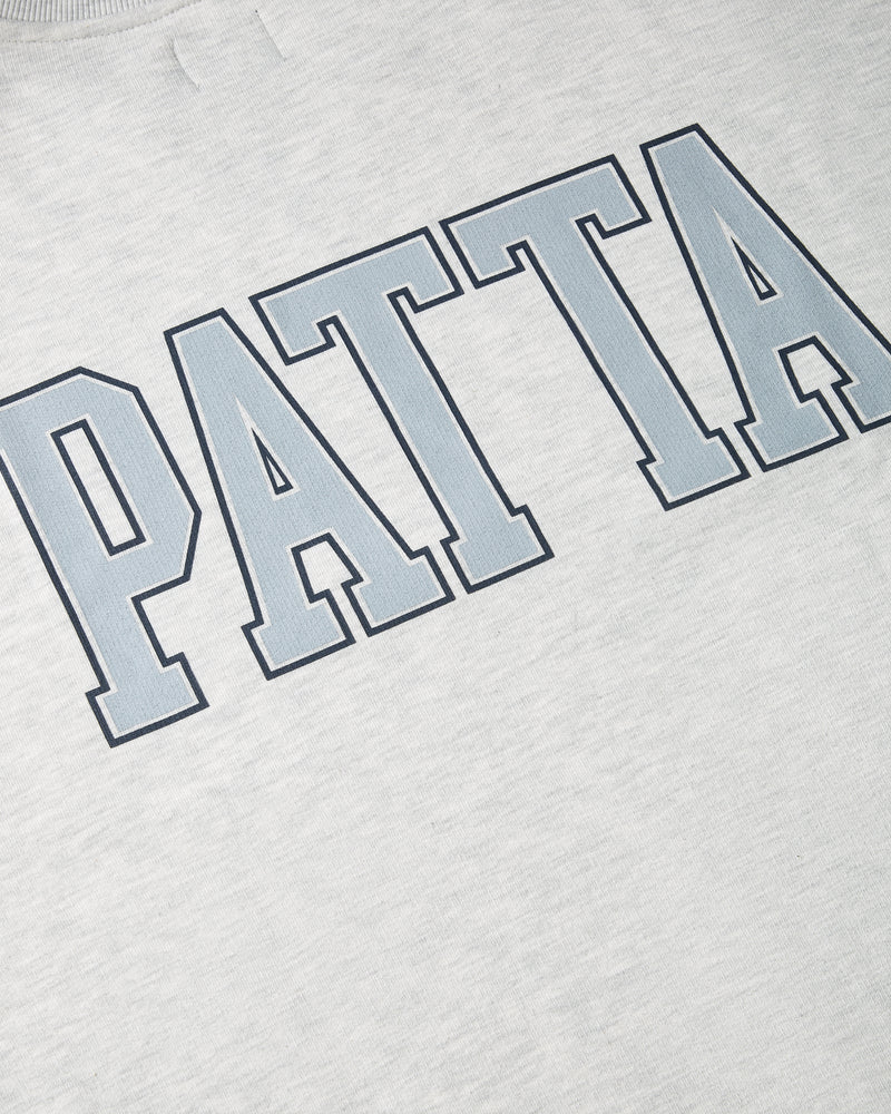 Patta Marina Crewneck Sweater (Light Grey Melange)