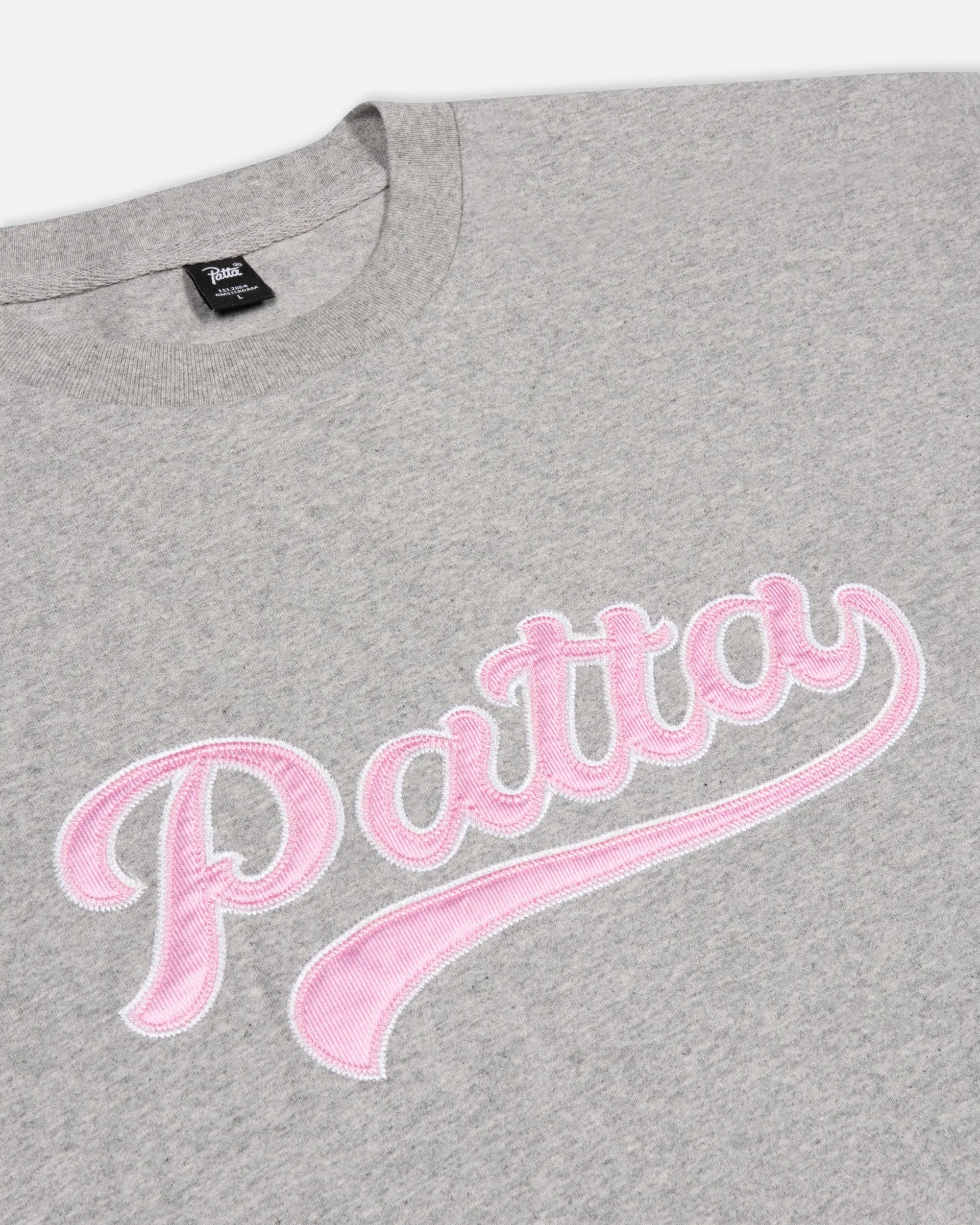 Patta Logo Tail T-Shirt (Grey heather) Patta