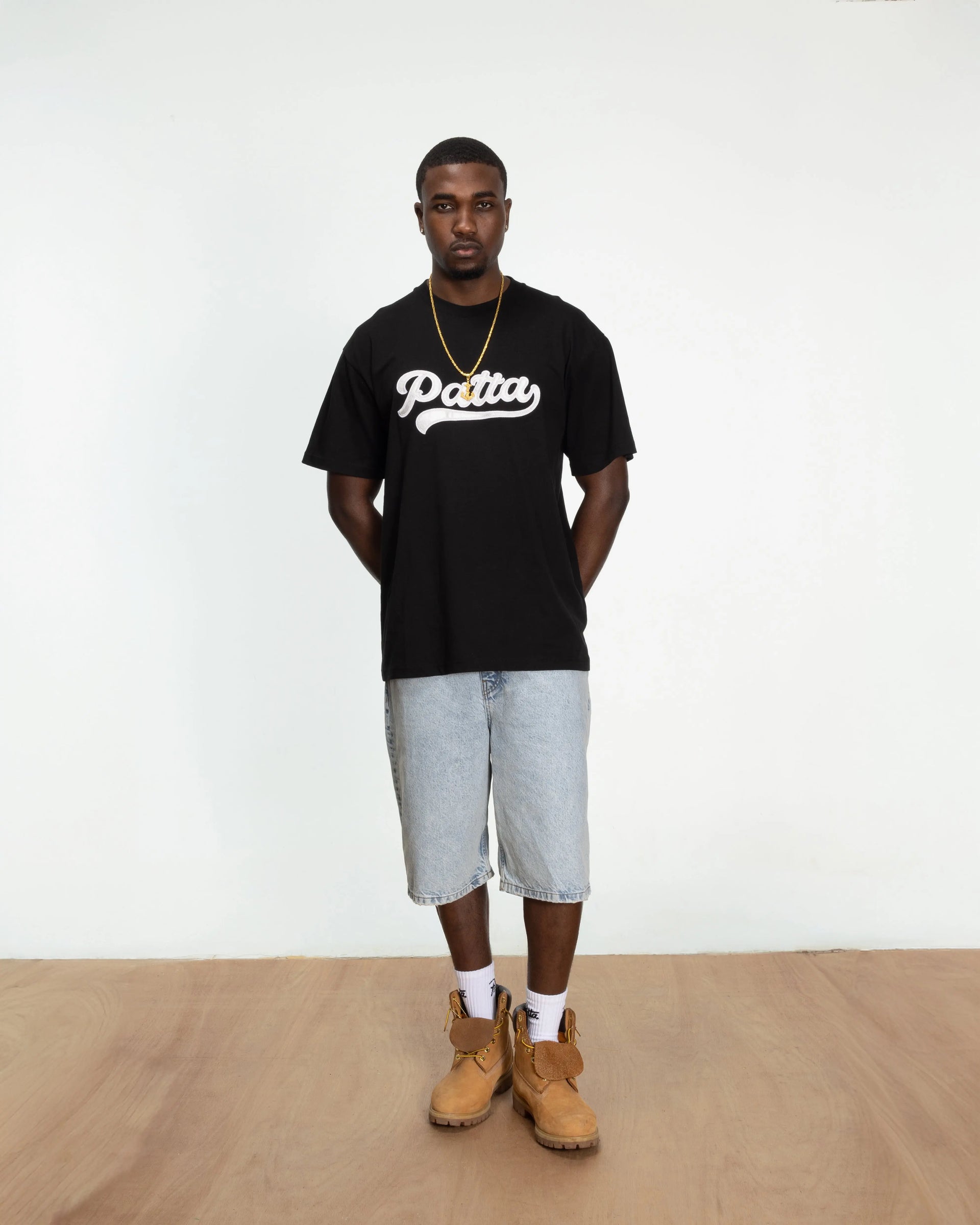 Patta Logo Tail T-Shirt (Black) Patta