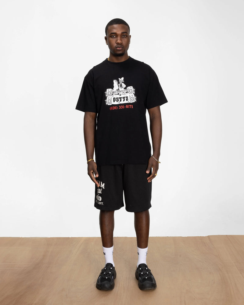 Patta DJ Skully T-Shirt (Black) Patta