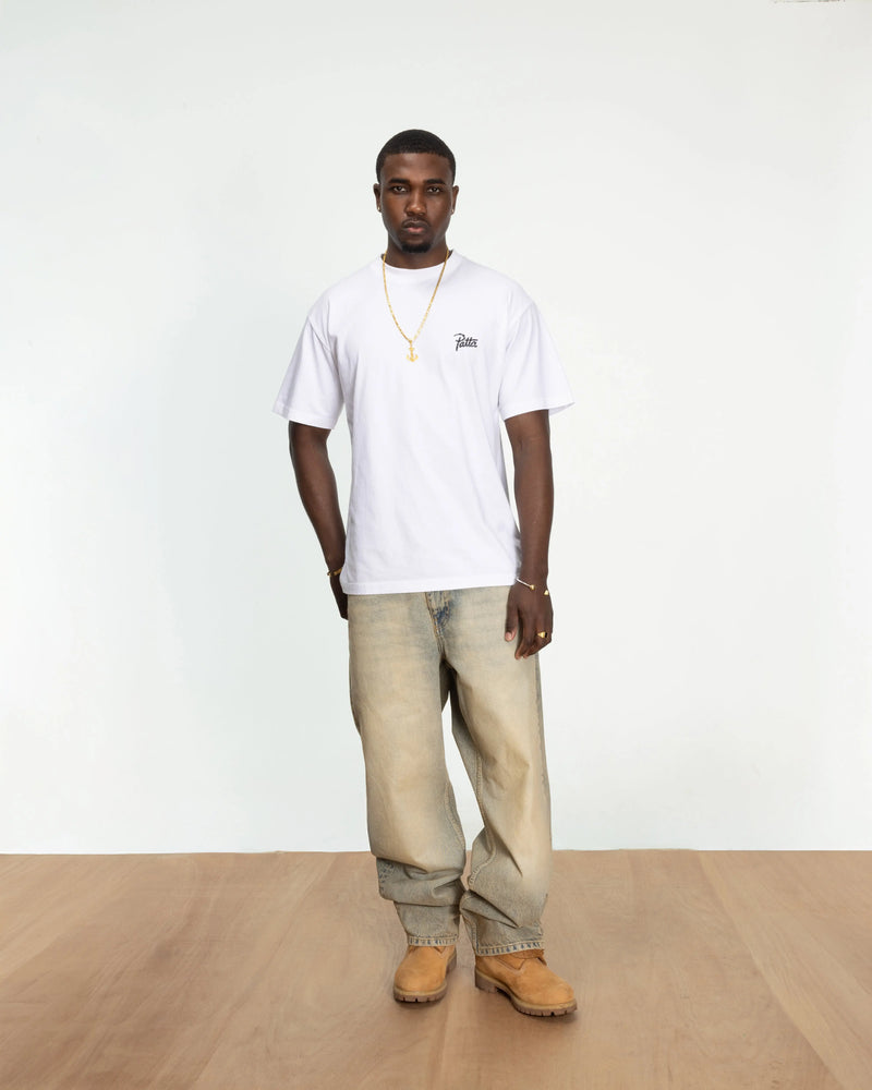 Patta Croco T-shirt (White) Patta
