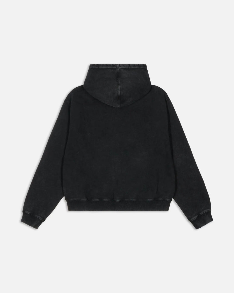 Patta Loopback Logo Zip Hooded Sweater (Moonless Night) Patta