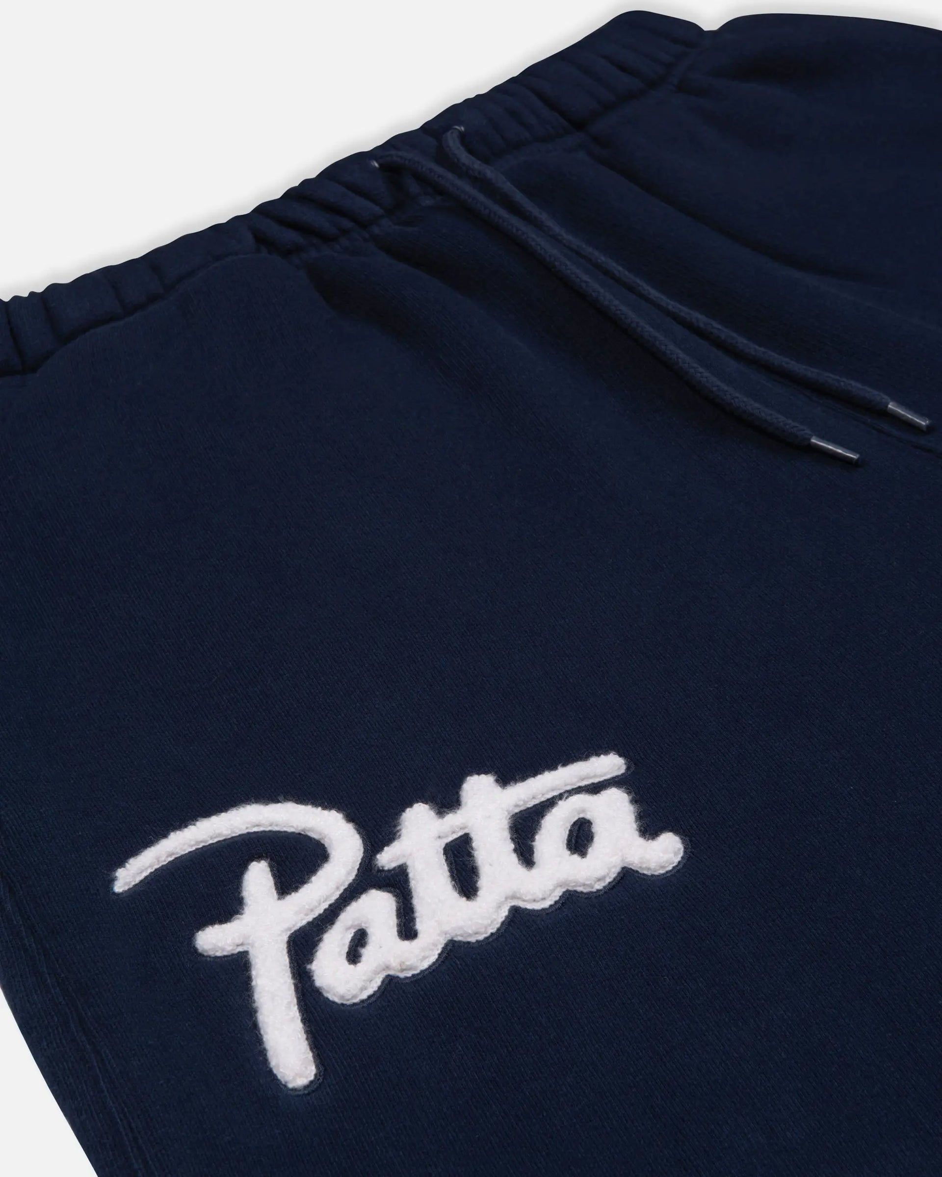 Patta Chenille Logo Jogging Pants (Black Iris) Patta