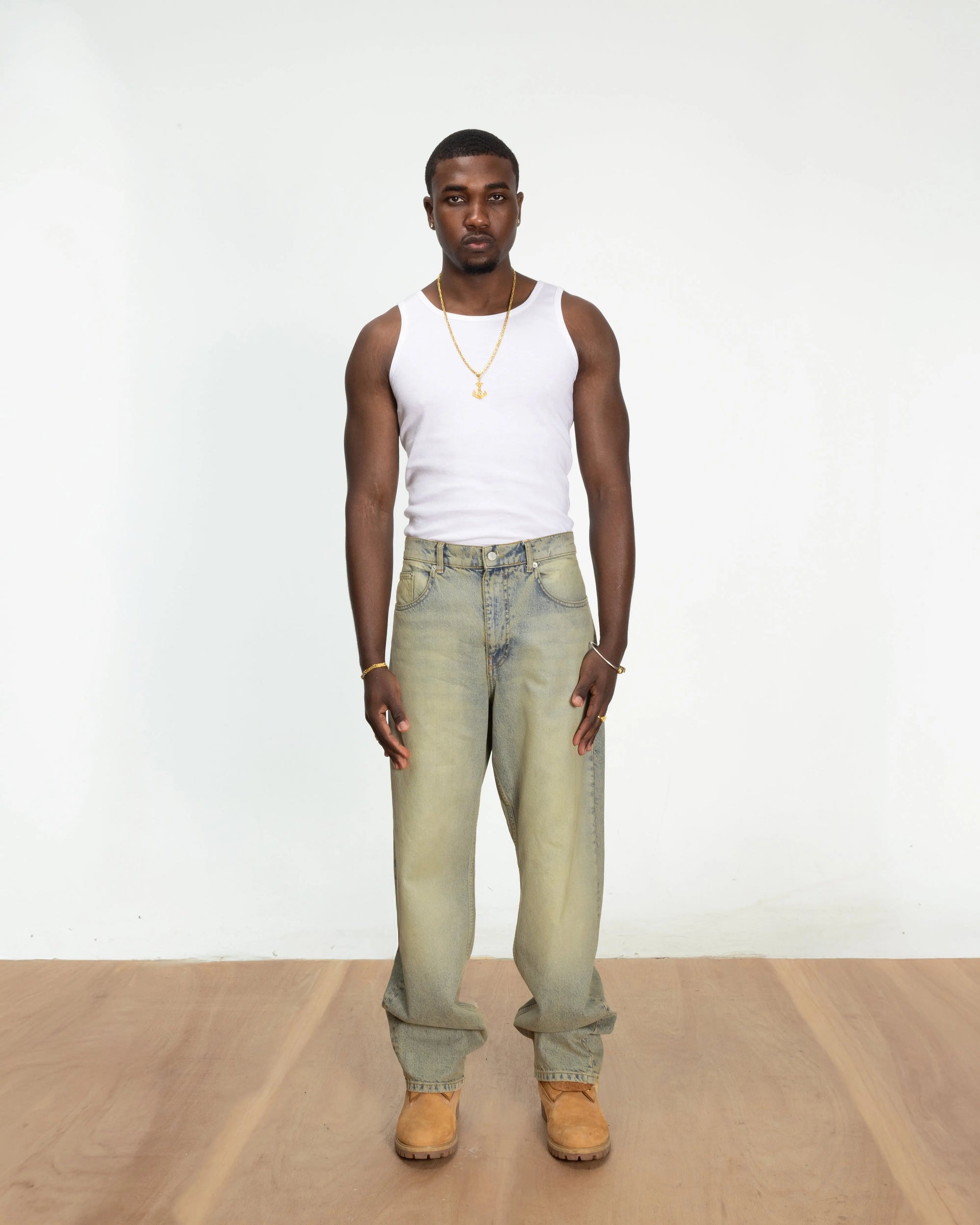 Patta Whiskers Denim Pants (Dark Blue Denim) Patta