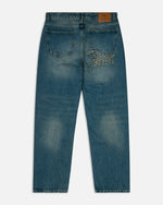 Patta Dirty Whiskers Denim Pants (Sandwashed Light Blue Denim) Patta