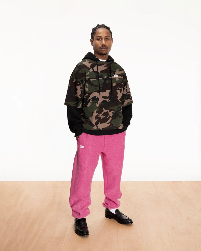 Patta Classic Washed Jogging Pants (Fuchsia Red) Patta