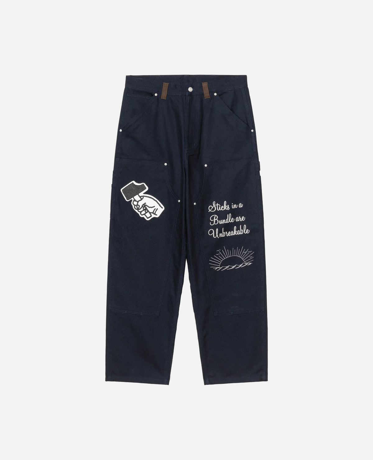 Patta x Carhartt OG Double Knee Pant (Dark Navy) Patta x Carhartt
