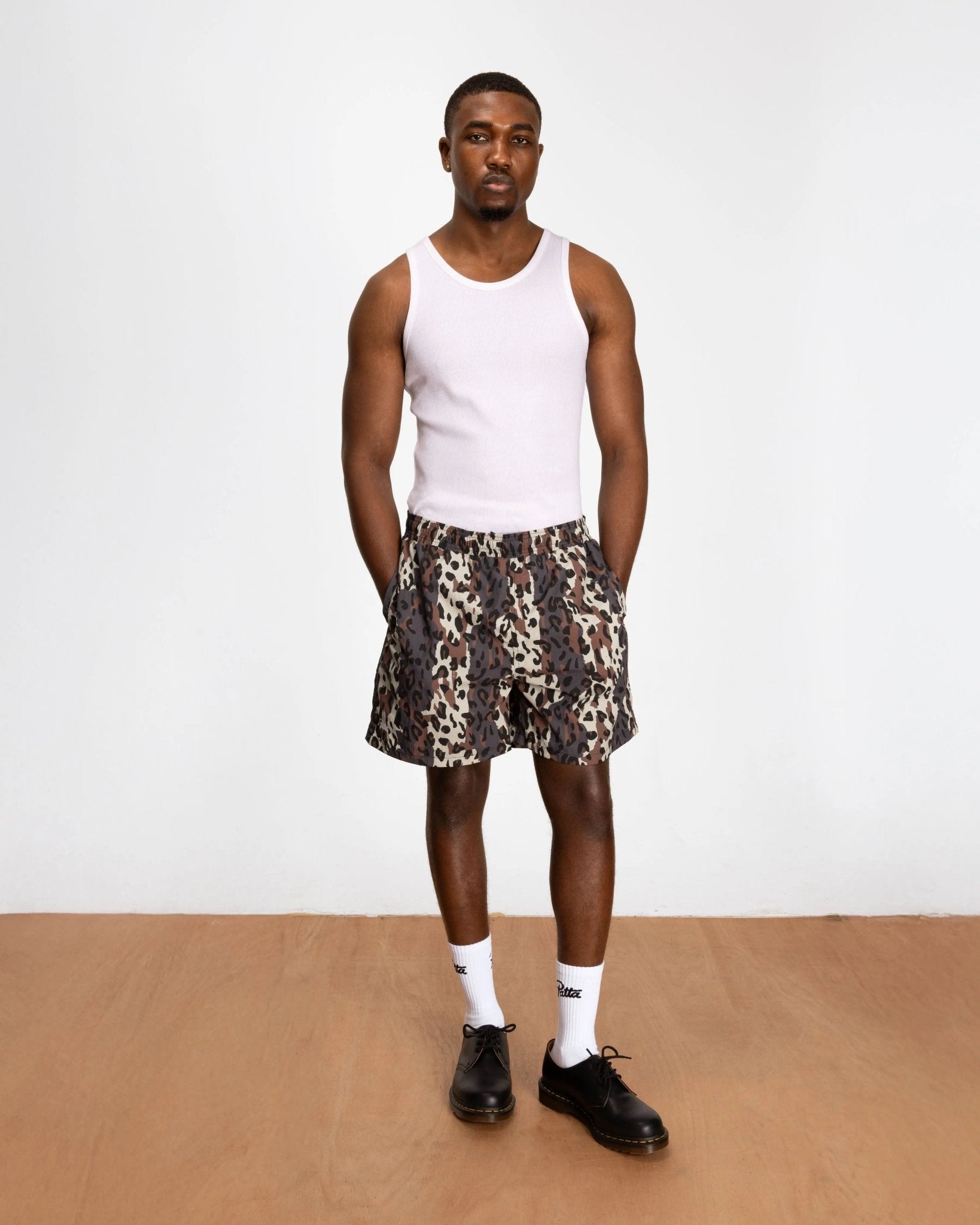 Patta City Leopard Swim Shorts (Tornado) - Patta