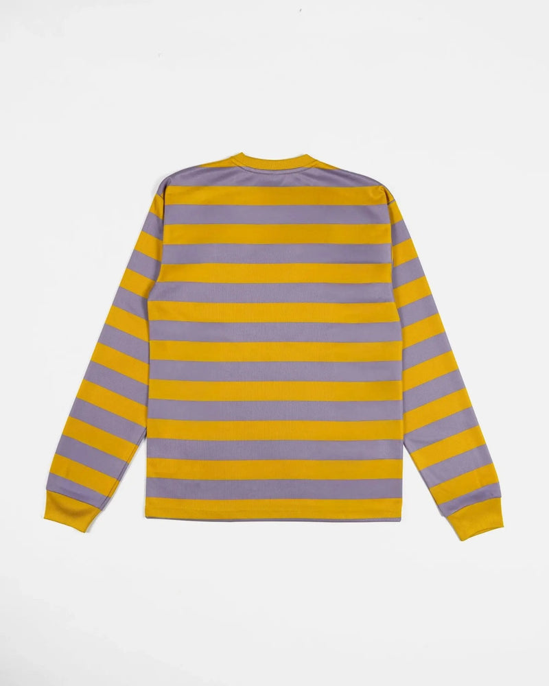 Patta Striped Longsleeve Football Jersey (Chalk Violet) - Patta