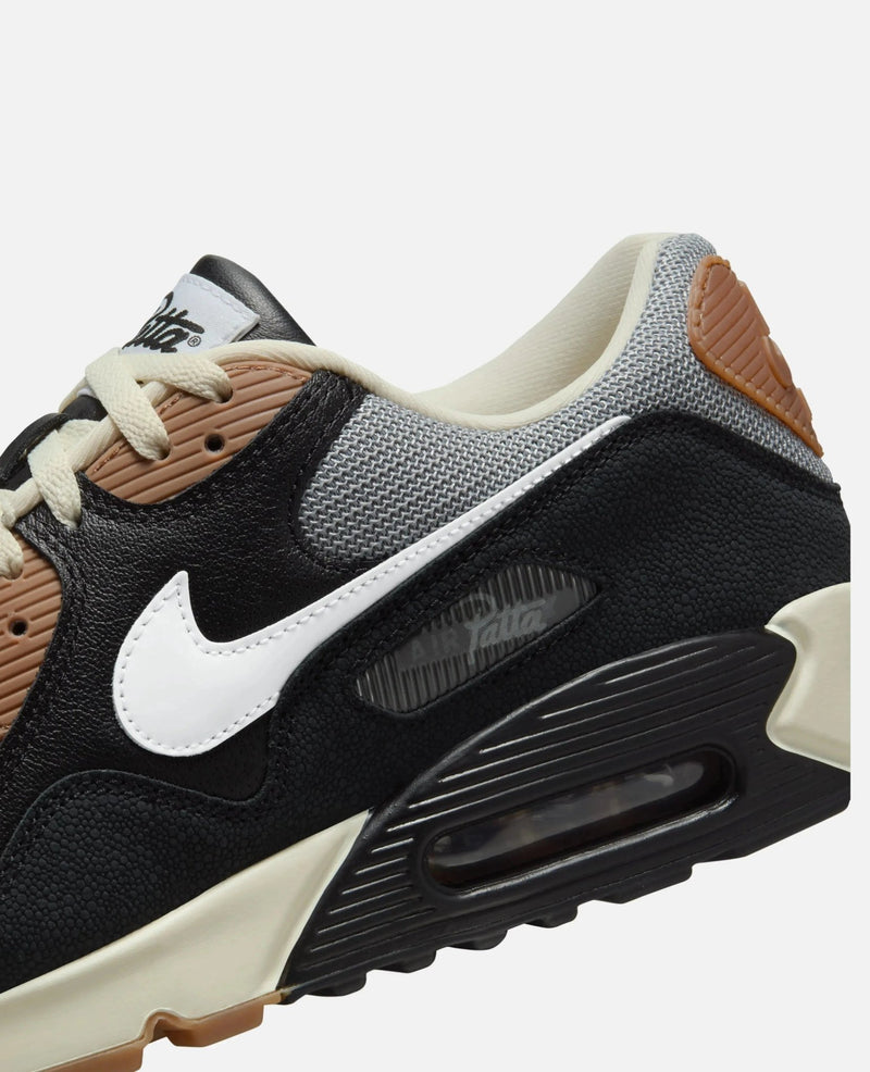 Patta x Nike Air Max 90 SP (Black/White - Particle Grey - Anthracite) - Patta