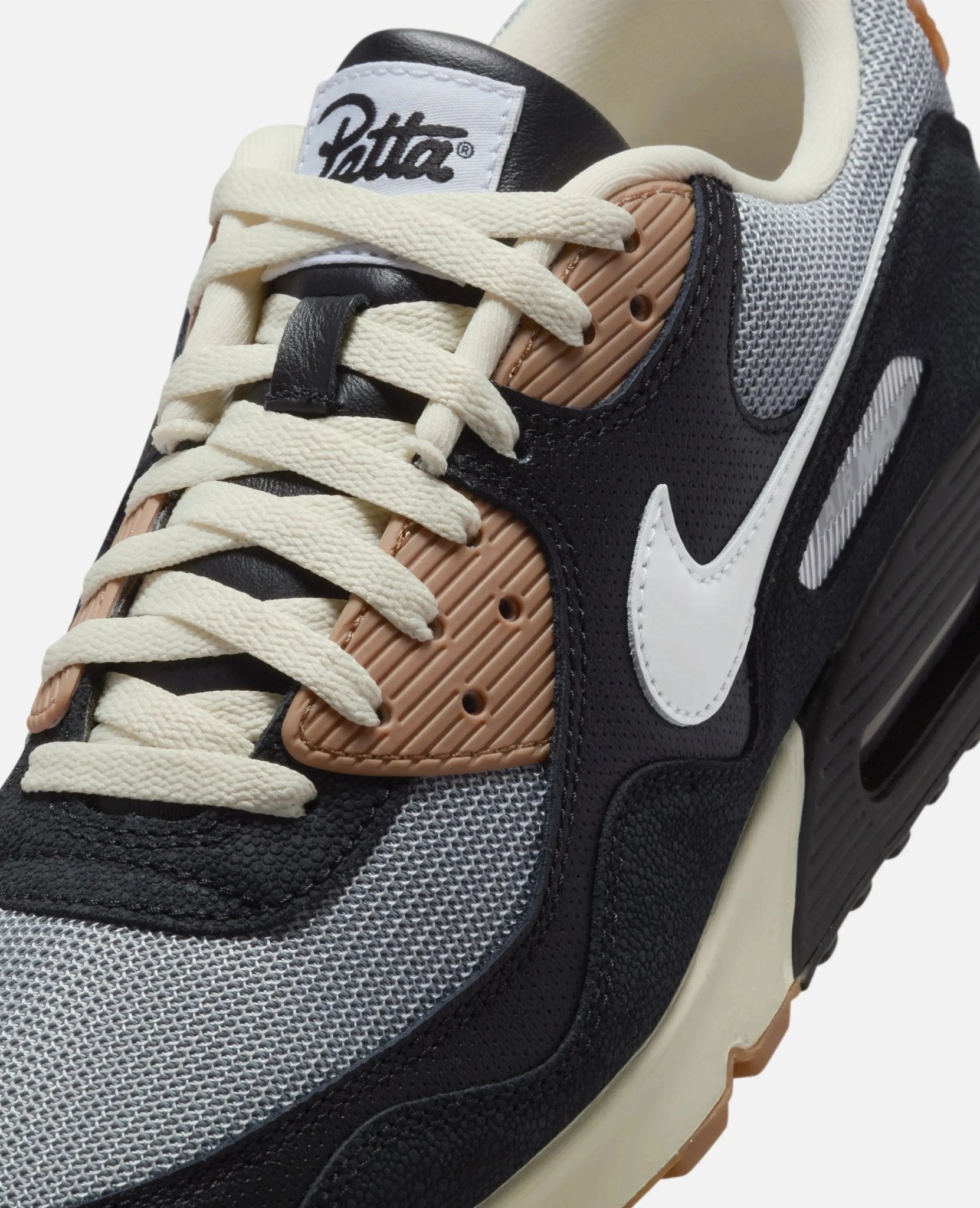 Patta x Nike Air Max 90 SP (Black/White - Particle Grey - Anthracite) - Patta