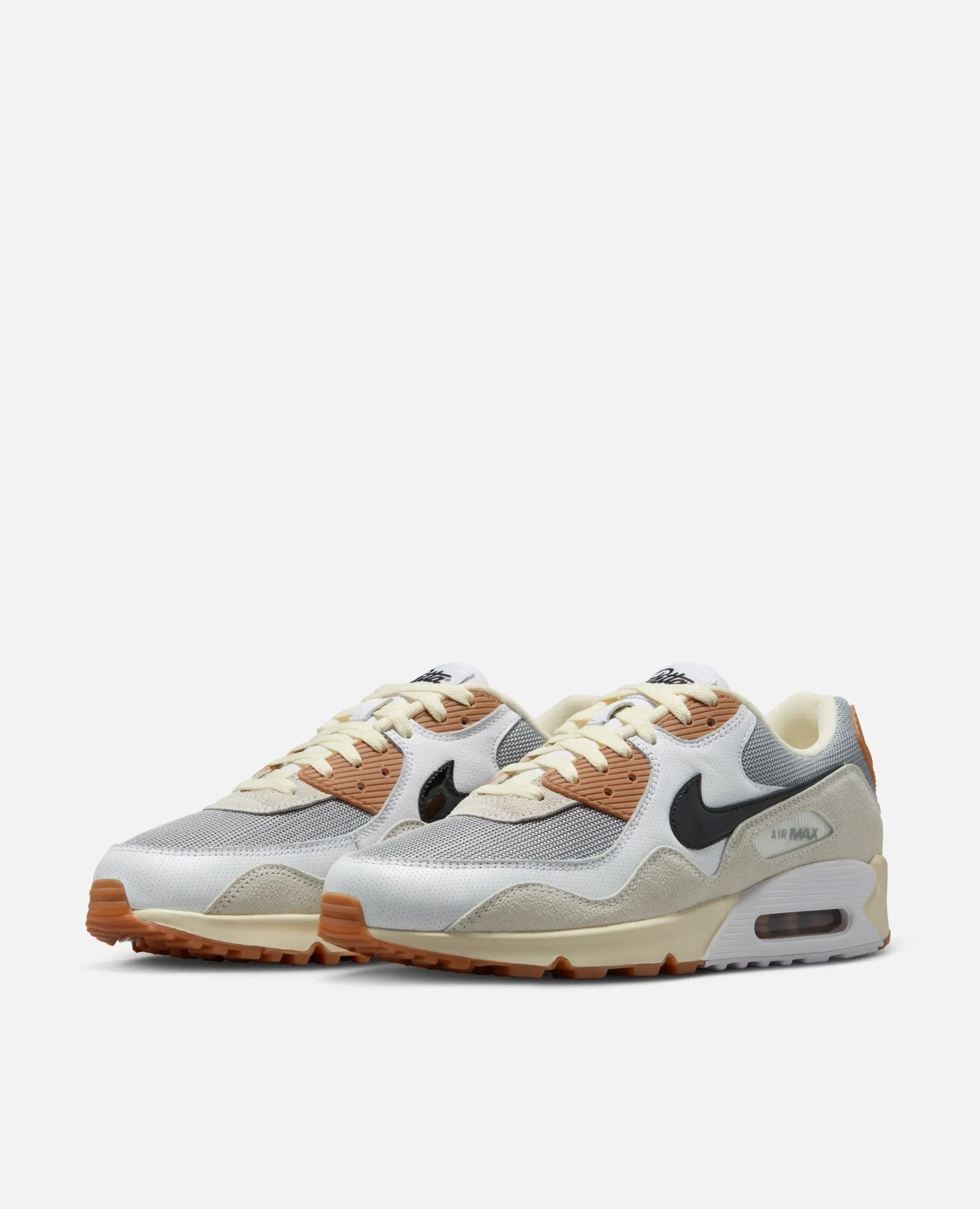Patta x Nike Air Max 90 SP (Particle Grey/Black - Coconut Milk - White) - Patta