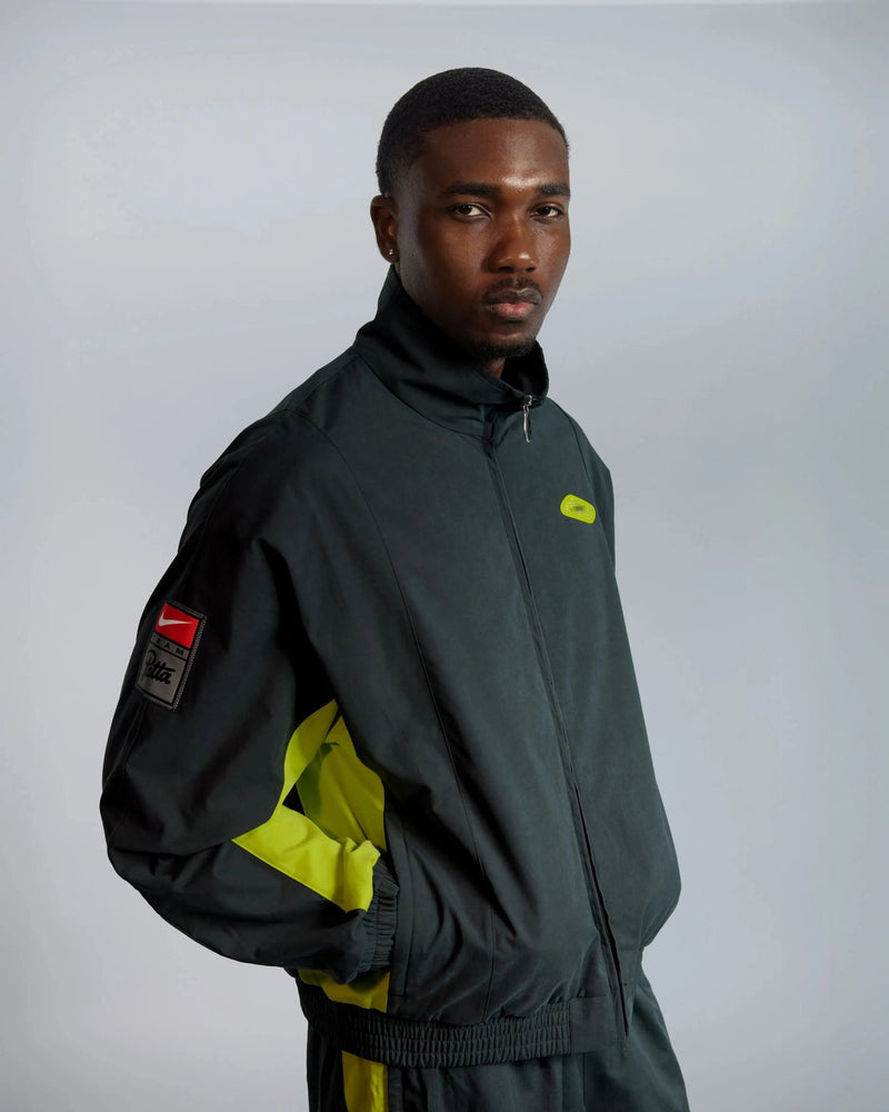 Patta x Nike NRG Track Jacket (Black/Cyber) - Patta