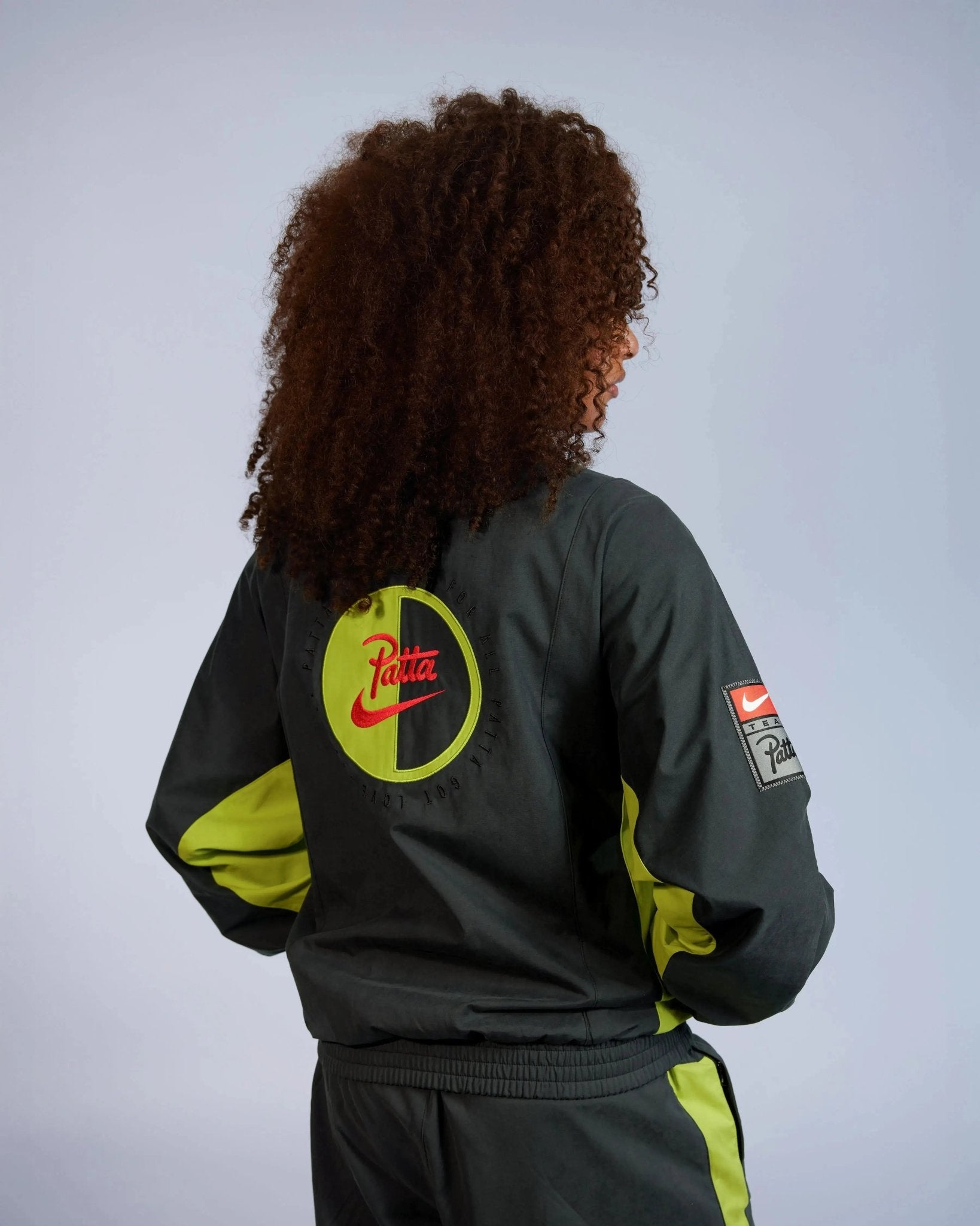 Patta x Nike NRG Track Jacket (Black/Cyber) - Patta