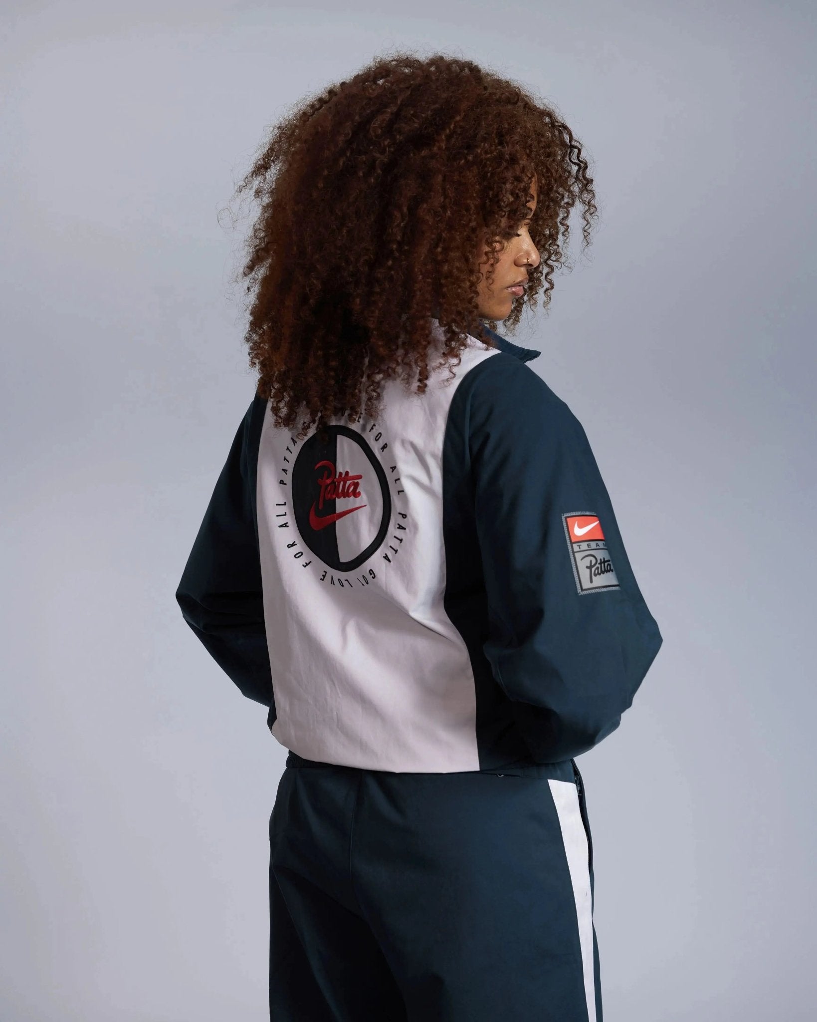 Patta x Nike NRG Track Jacket (Deep Ocean/White) - Patta